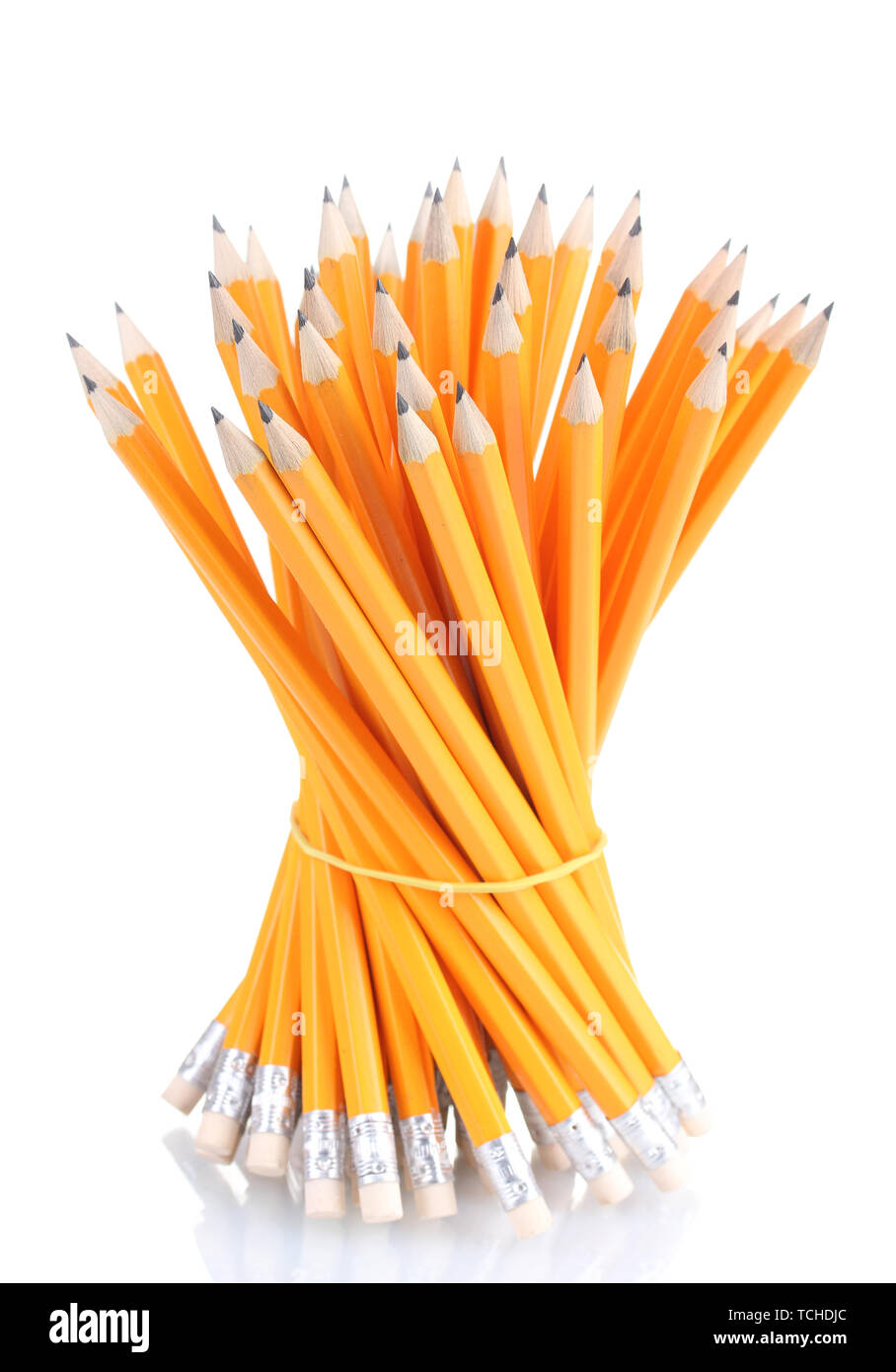 lead pencils isolated on white Stock Photo Alamy
