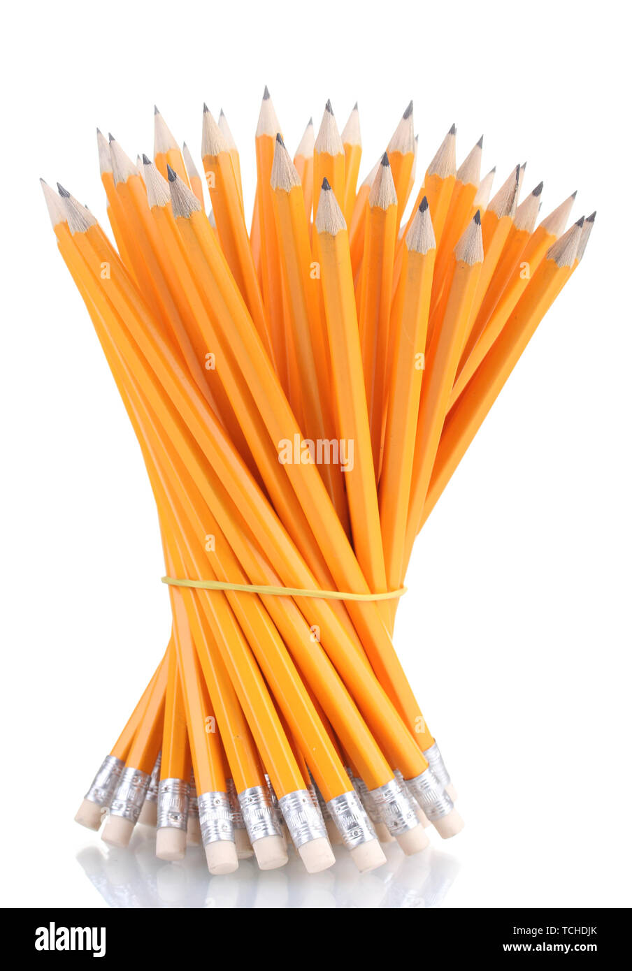 lead pencils isolated on white Stock Photo Alamy