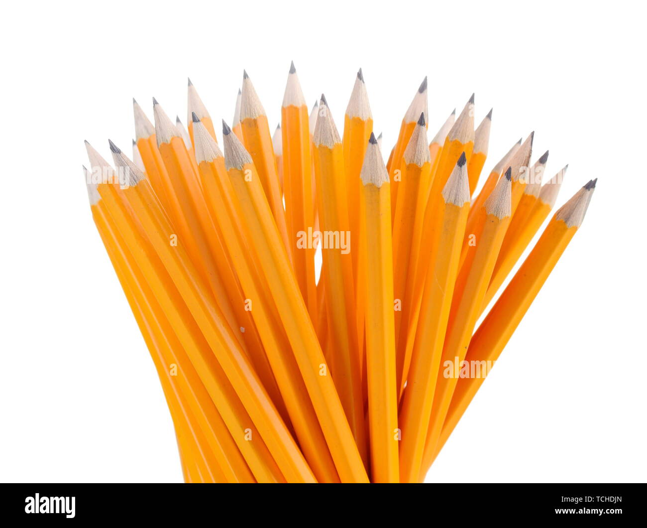 lead pencils isolated on white Stock Photo Alamy