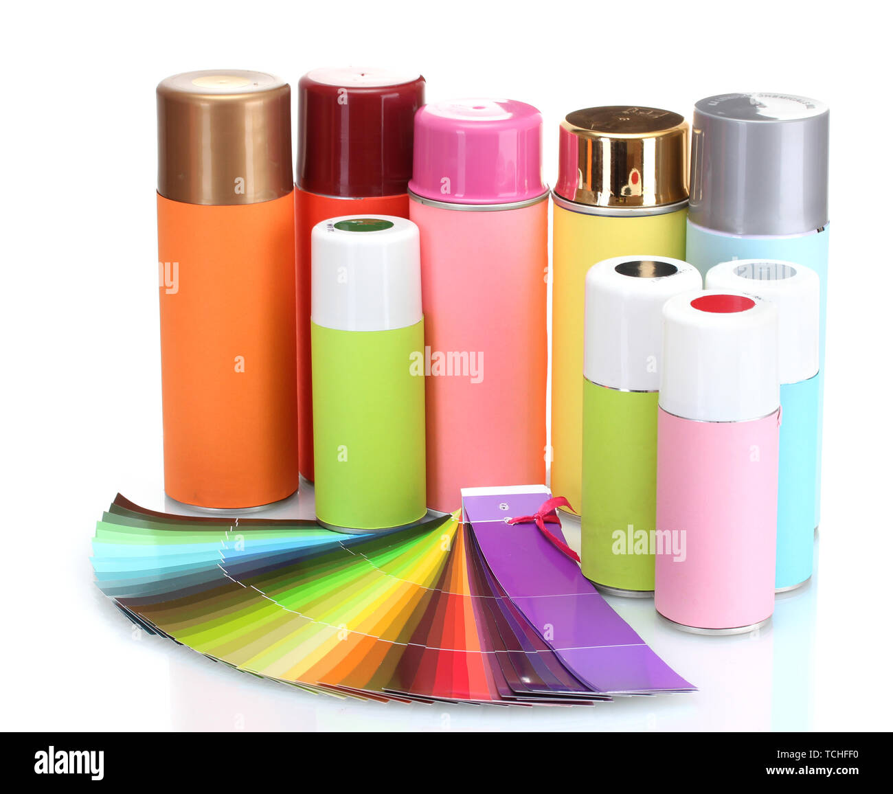 Bright spray paint cans hi-res stock photography and images - Alamy