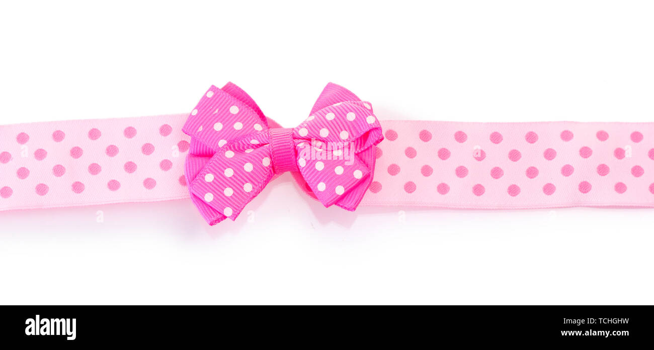 Pink bow hi-res stock photography and images - Alamy