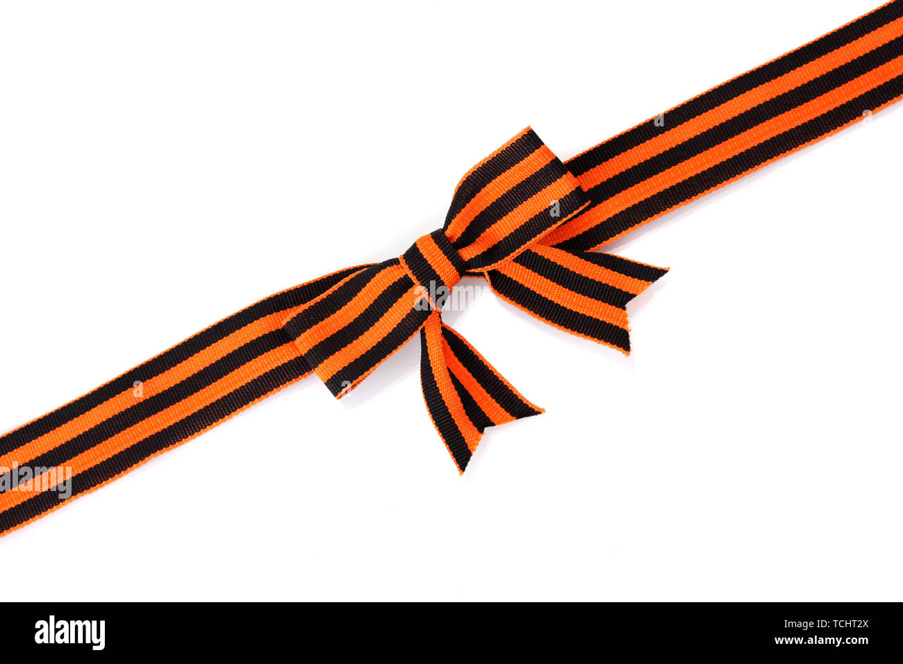 St. George ribbon isolated on white Stock Photo - Alamy