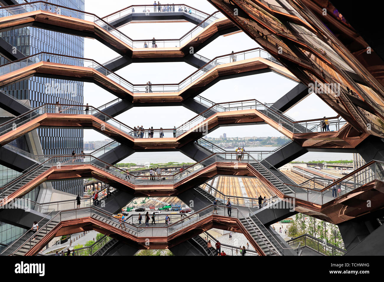 The Vessel In Hudson Yards In West Side Of Manhattan New York City New York Usa Stock Photo Alamy