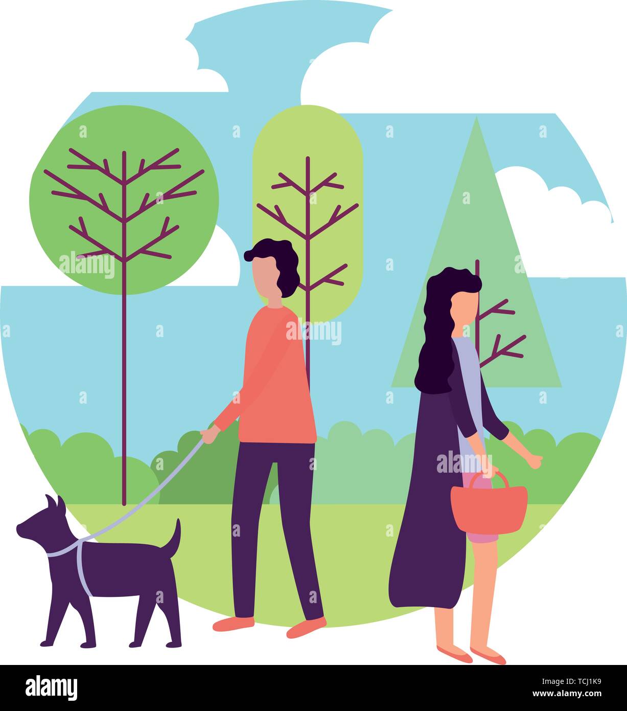 people activities outdoors Stock Vector Image & Art - Alamy