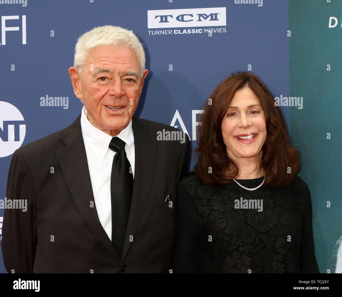 June 6, 2019 - Los Angeles, CA, USA - LOS ANGELES - JUN 6:  Richard Donner, Lauren Shuler Donner at the  AFI Honors Denzel Washington at the Dolby Theater on June 6, 2019 in Los Angeles, CA (Credit Image: © Kay Blake/ZUMA Wire) Stock Photo