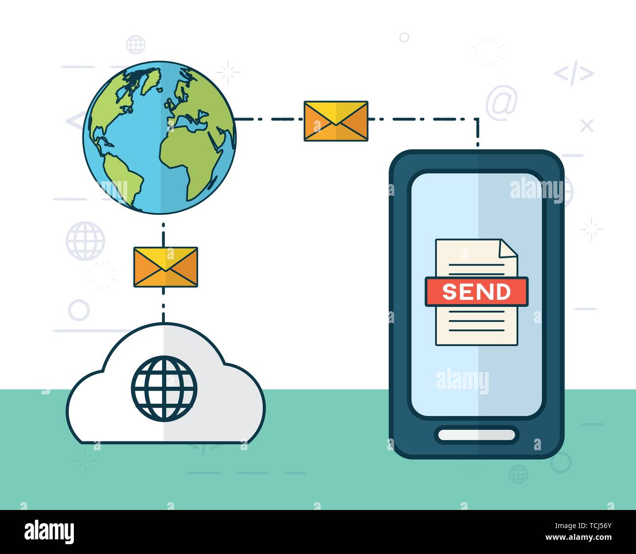 Send service. Send service. Com. Фреймворк. Mail print.