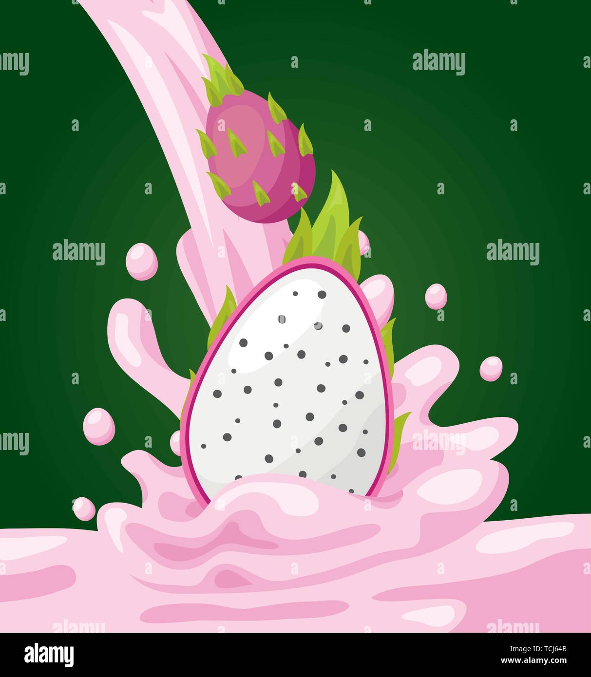 tropical fruits design Stock Vector Image & Art - Alamy