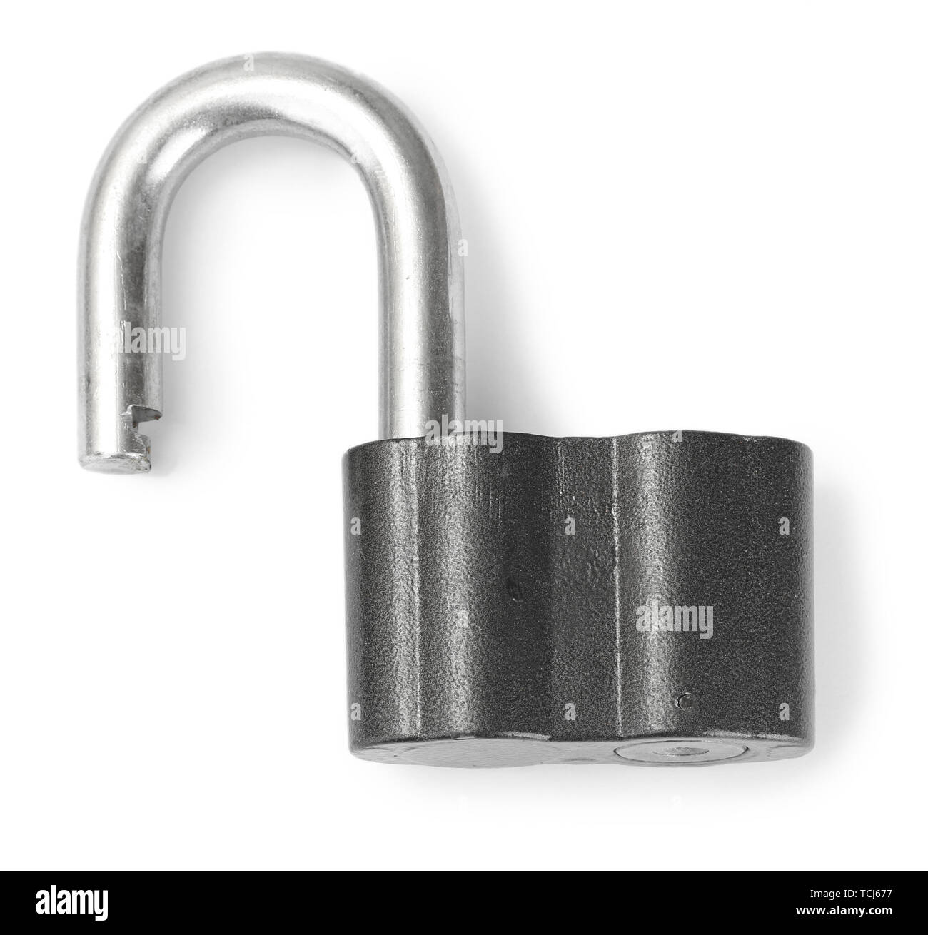old padlock isolated on white background Stock Photo - Alamy