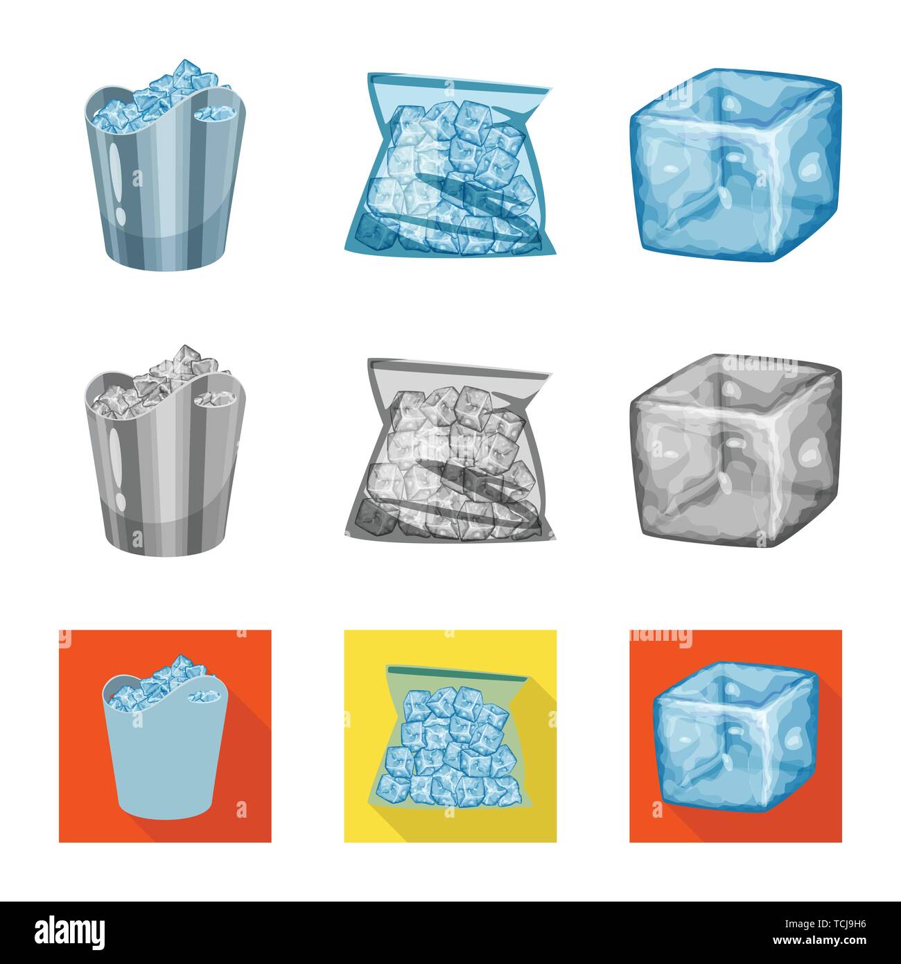 bucket,form,cube,ice,package,drink,crystal,block,capacity,translucent ...