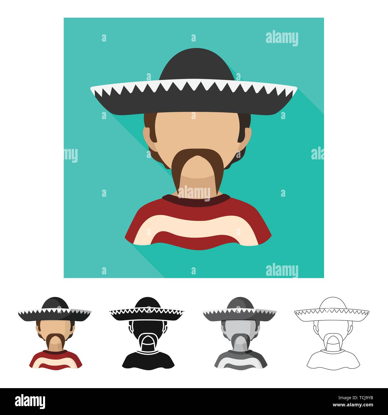 Vector illustration of imitator and resident icon. Collection of imitator and culture stock vector illustration. Stock Vector