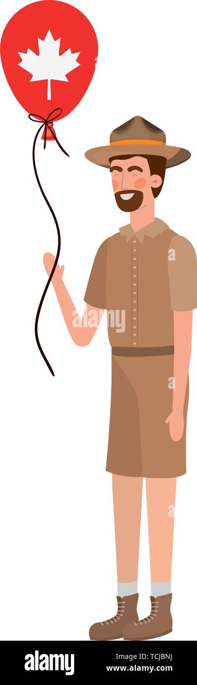 Ranger with canada symbol design Stock Vector Image & Art - Alamy