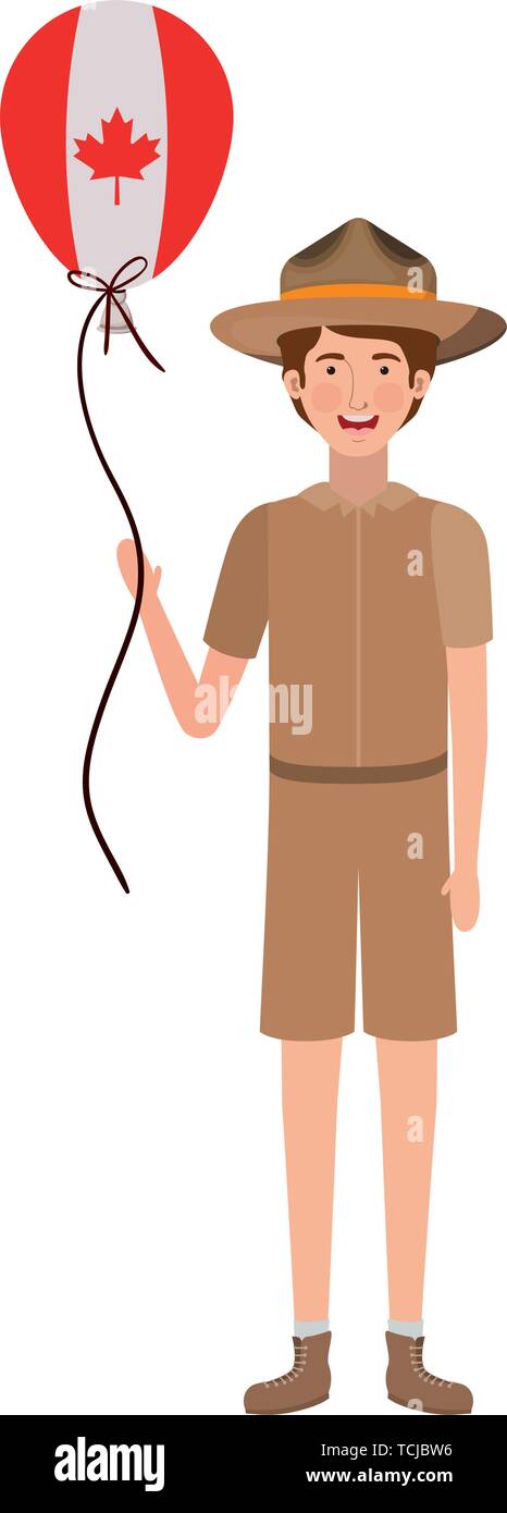 Ranger with canada symbol design Stock Vector Image & Art - Alamy
