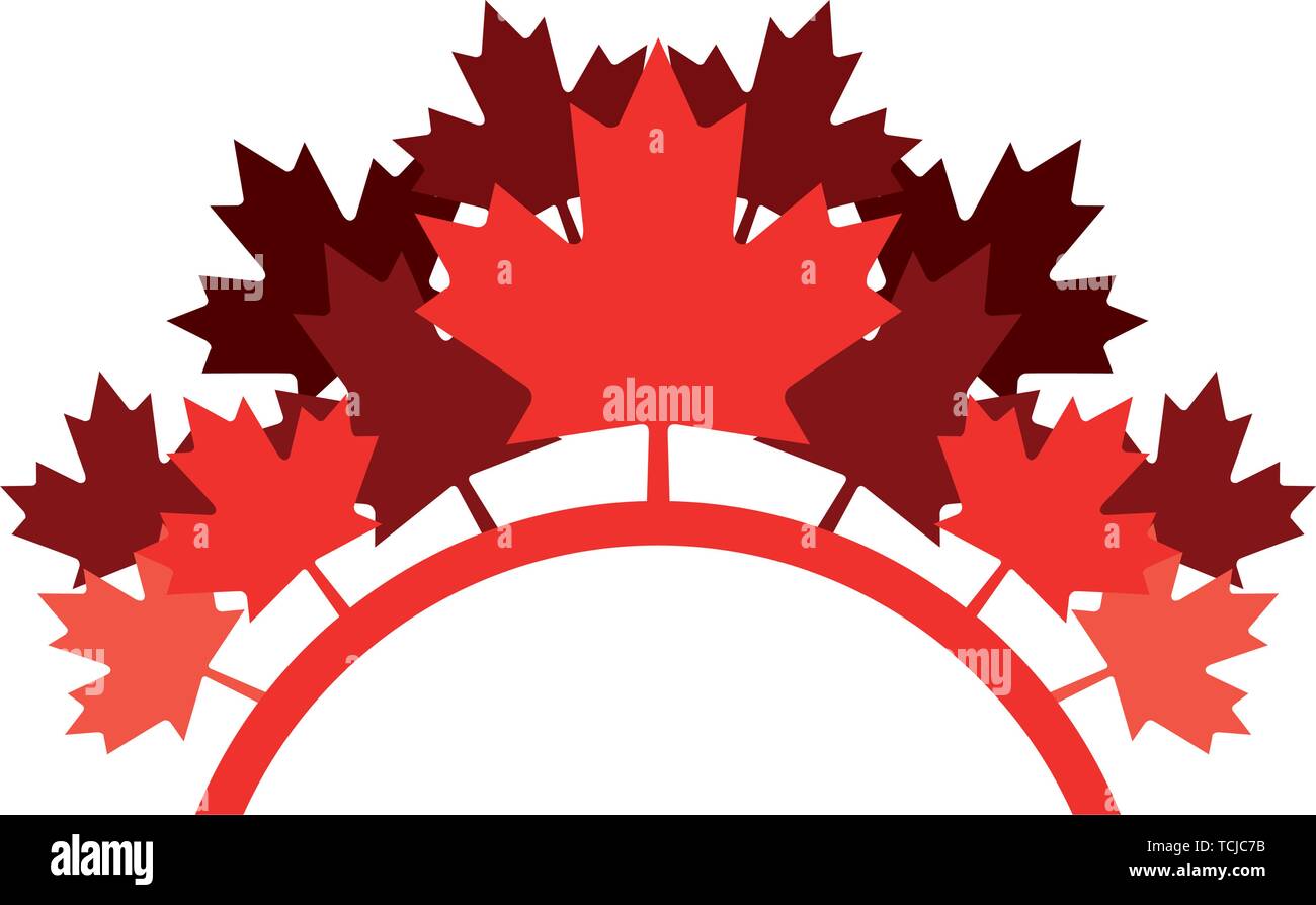 Maple leaf of canada design Stock Vector Image & Art Alamy