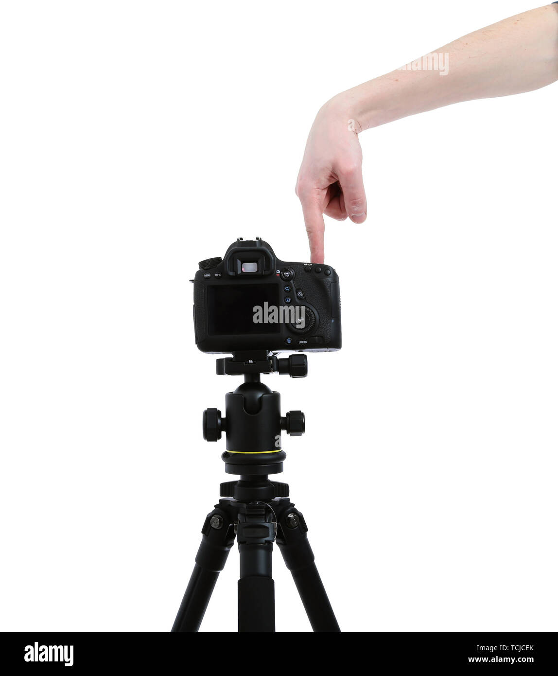 Medium shoot with hand hi-res stock photography and images - Alamy