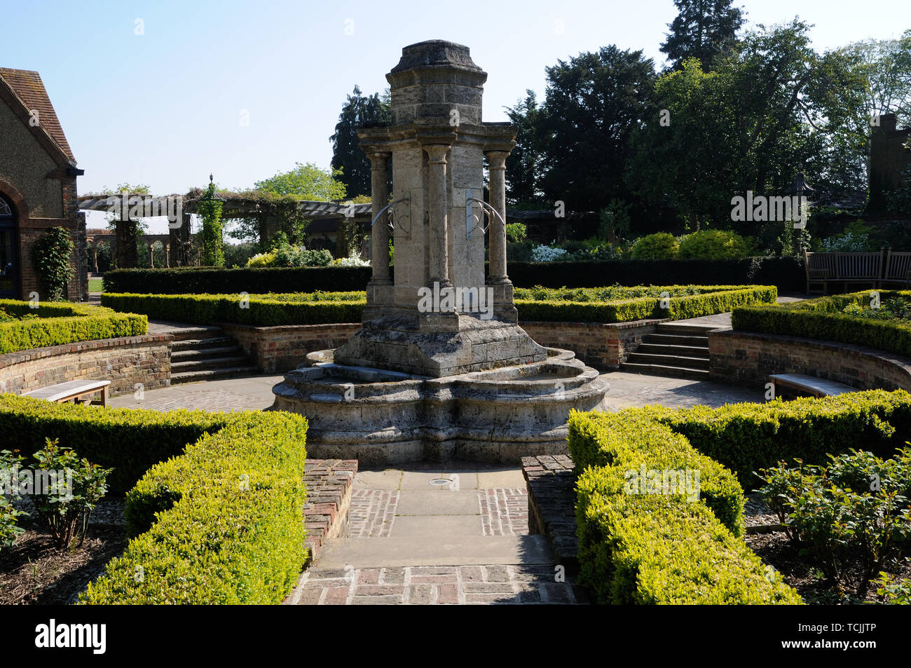 Bushey Rose Garden, Bushey, Hertfordshire, is registered as a Park and