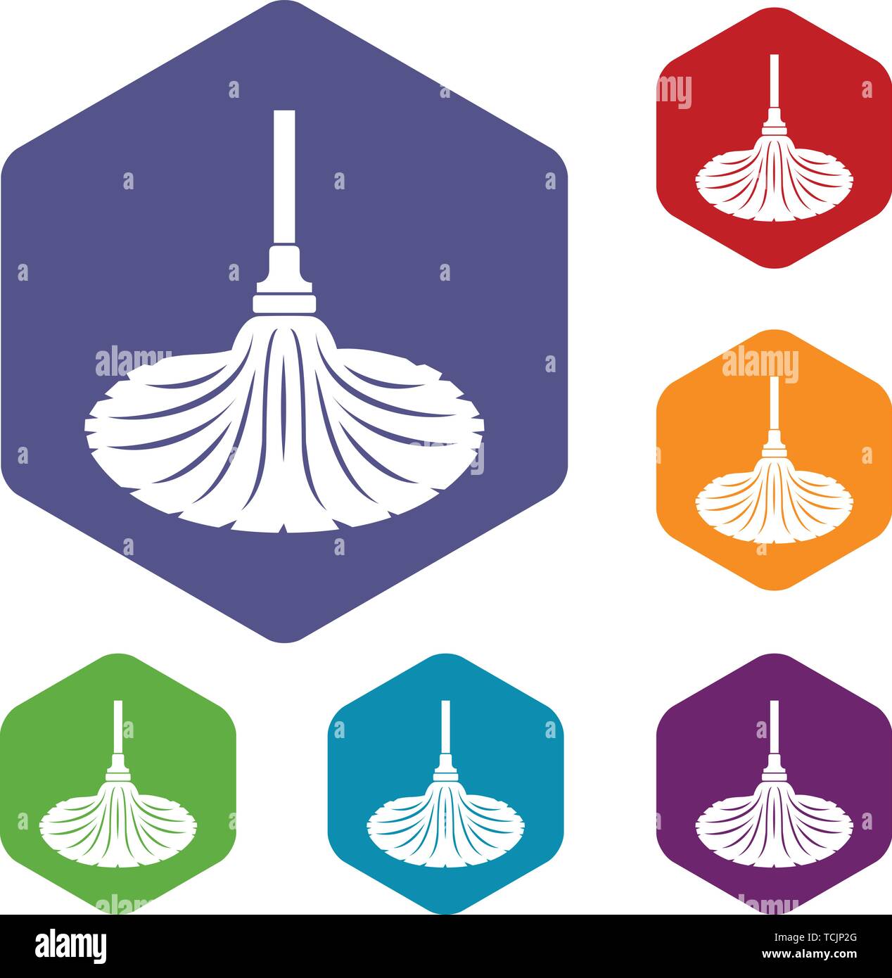 Sweeping icon, simple style Stock Vector Image & Art - Alamy