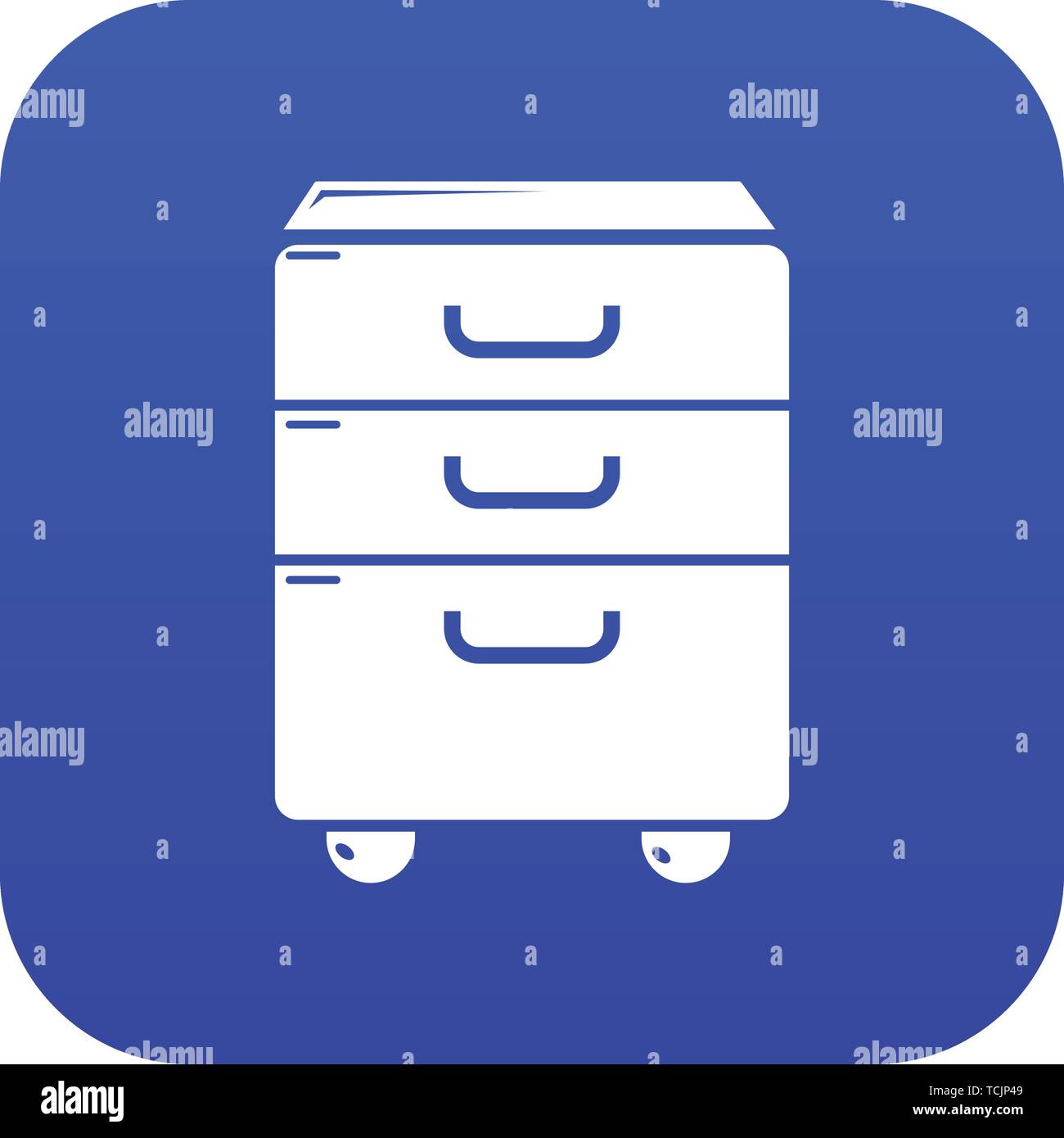 Office closet icon blue vector Stock Vector Image & Art - Alamy
