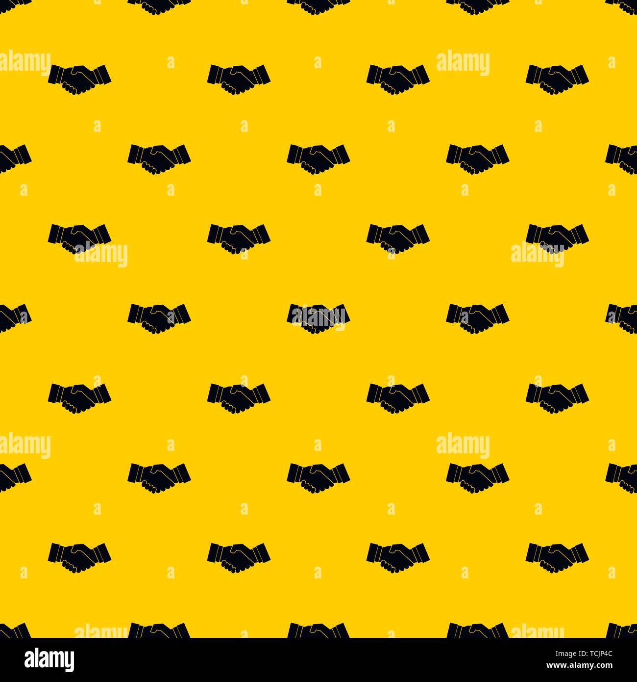 Handshake pattern vector Stock Vector