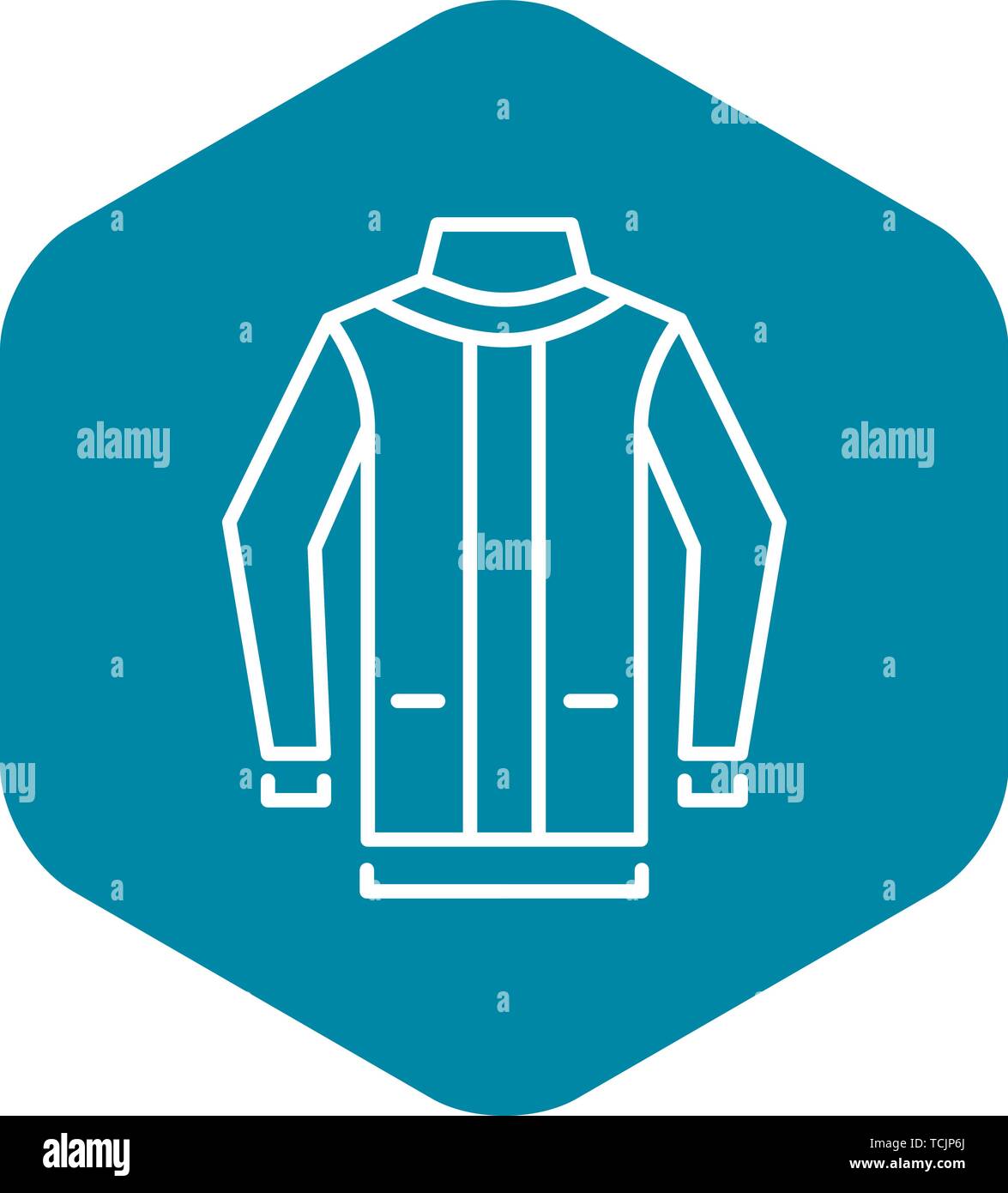 Ski jacket icon, outline style Stock Vector Image & Art - Alamy