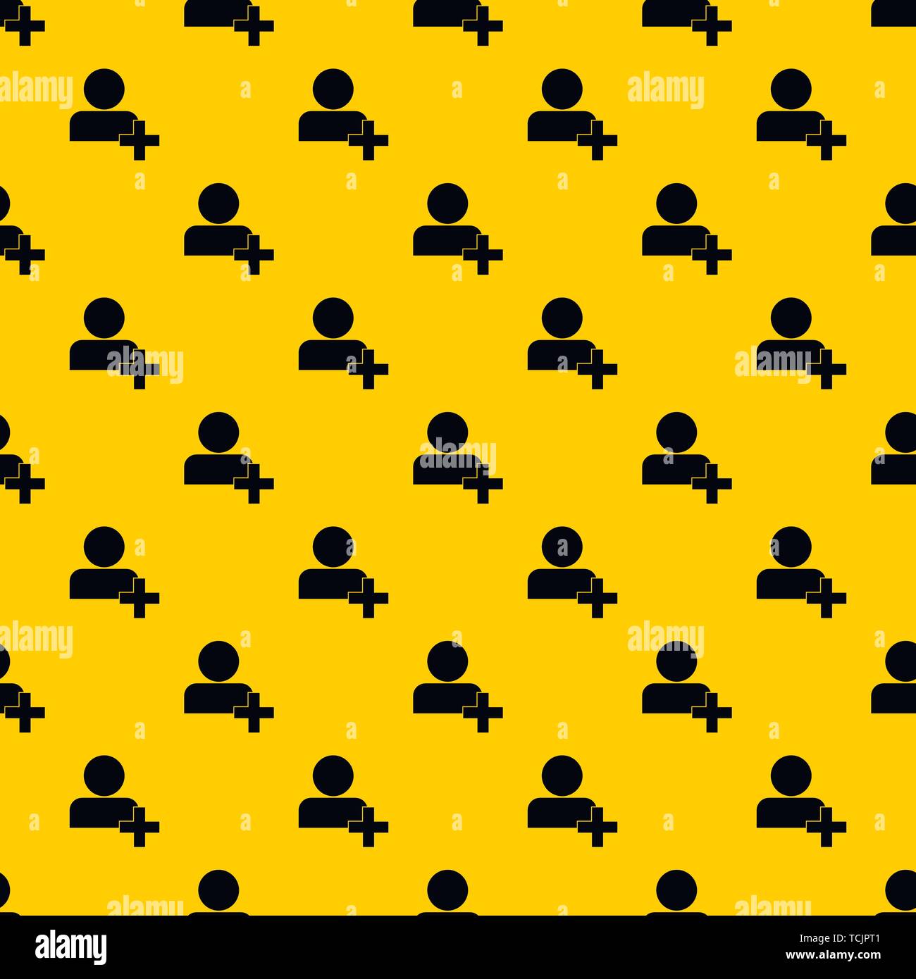 Add new user account pattern vector Stock Vector Image & Art - Alamy