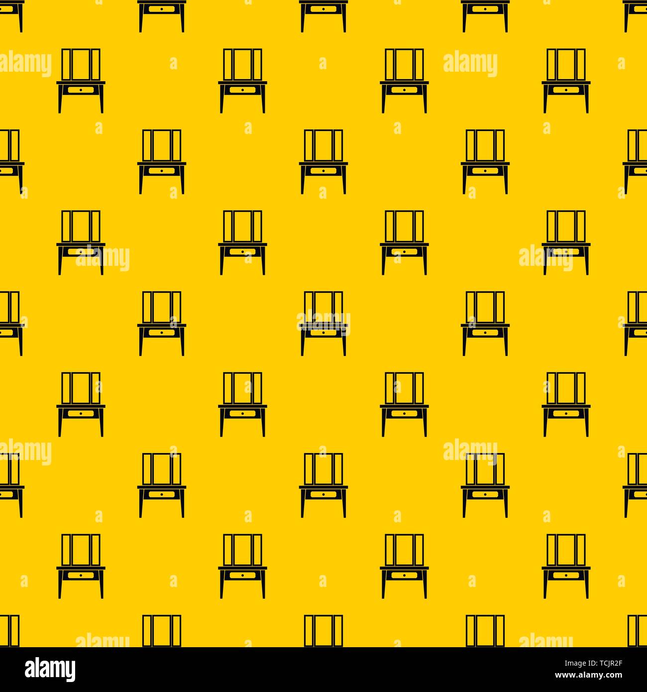 Dressing console, pier-glass pattern vector Stock Vector