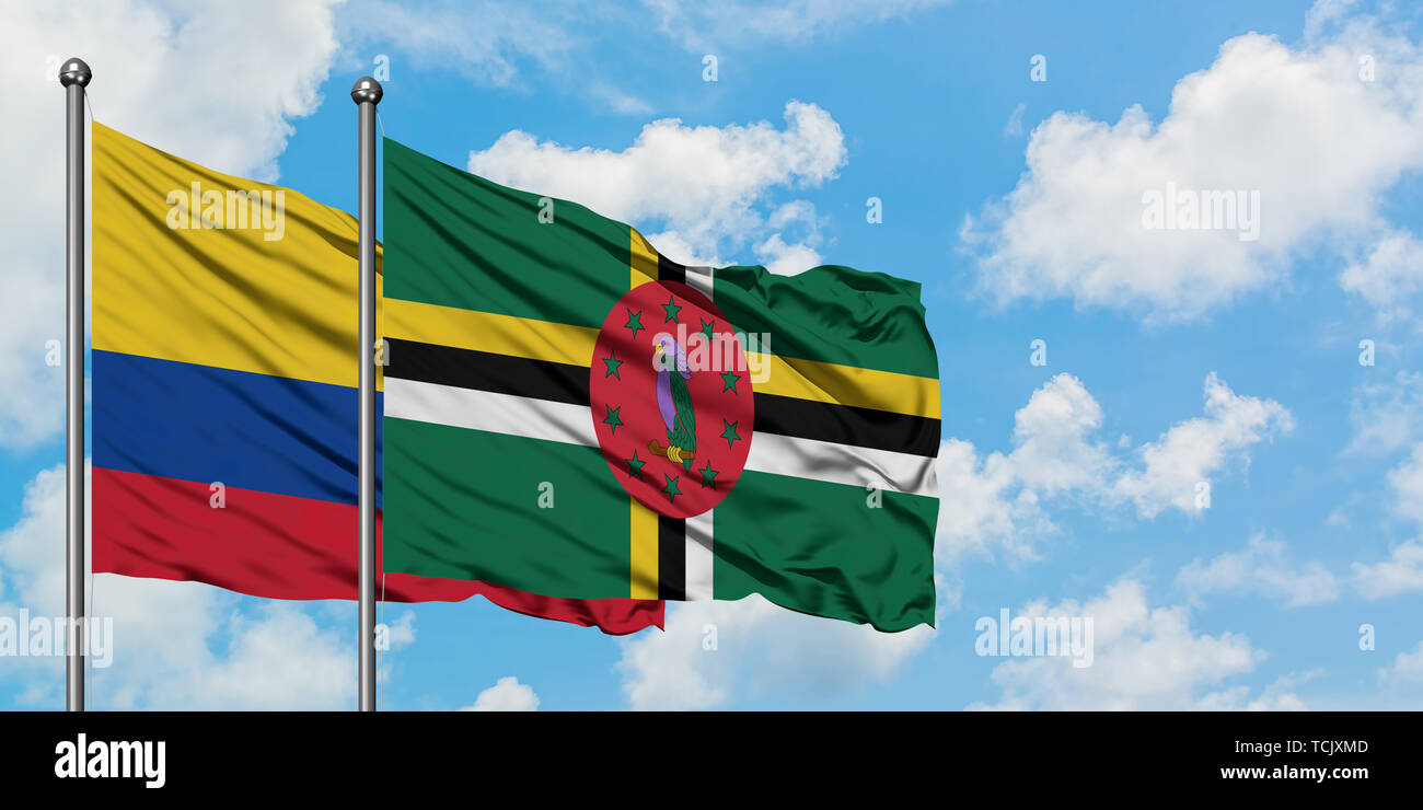 Colombia and DominicaDominica, Dominica flag, Dominican, Dominican flag