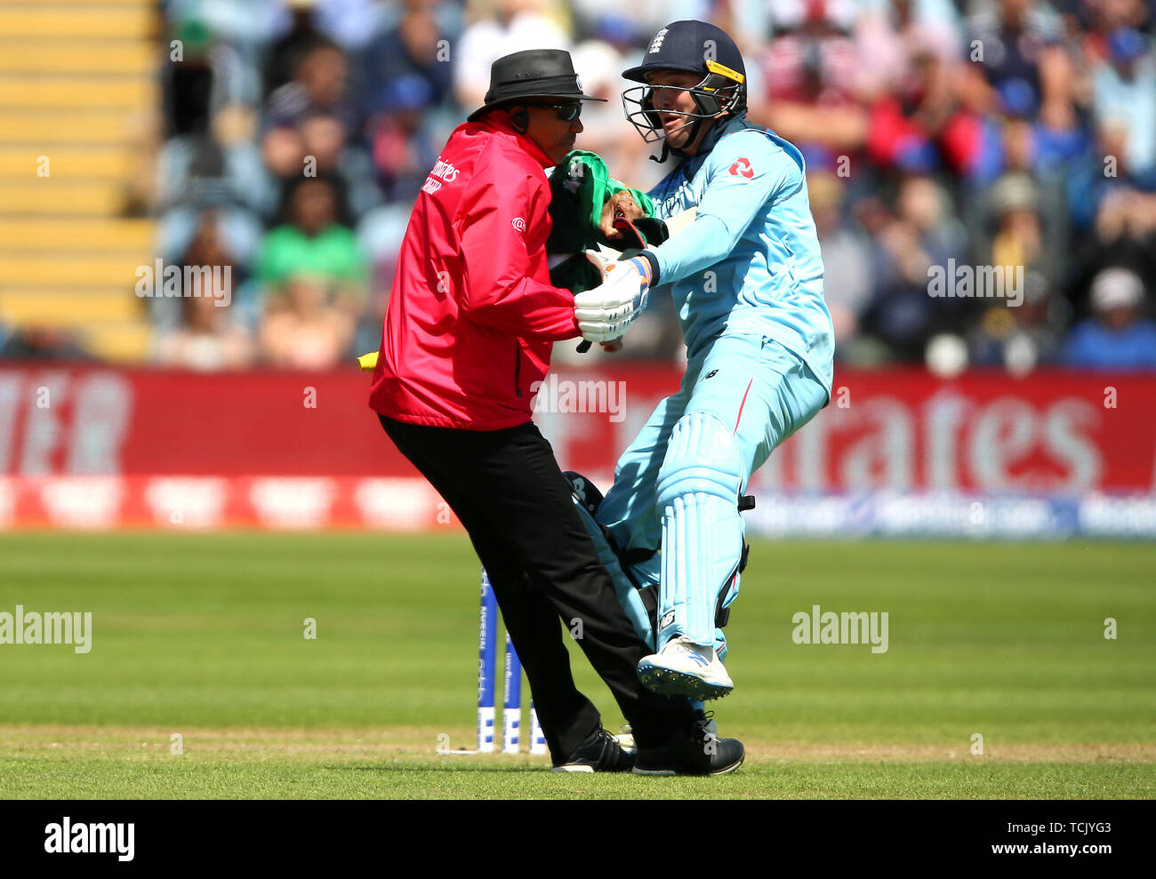 Collides into umpire joel wilson hires stock photography and images