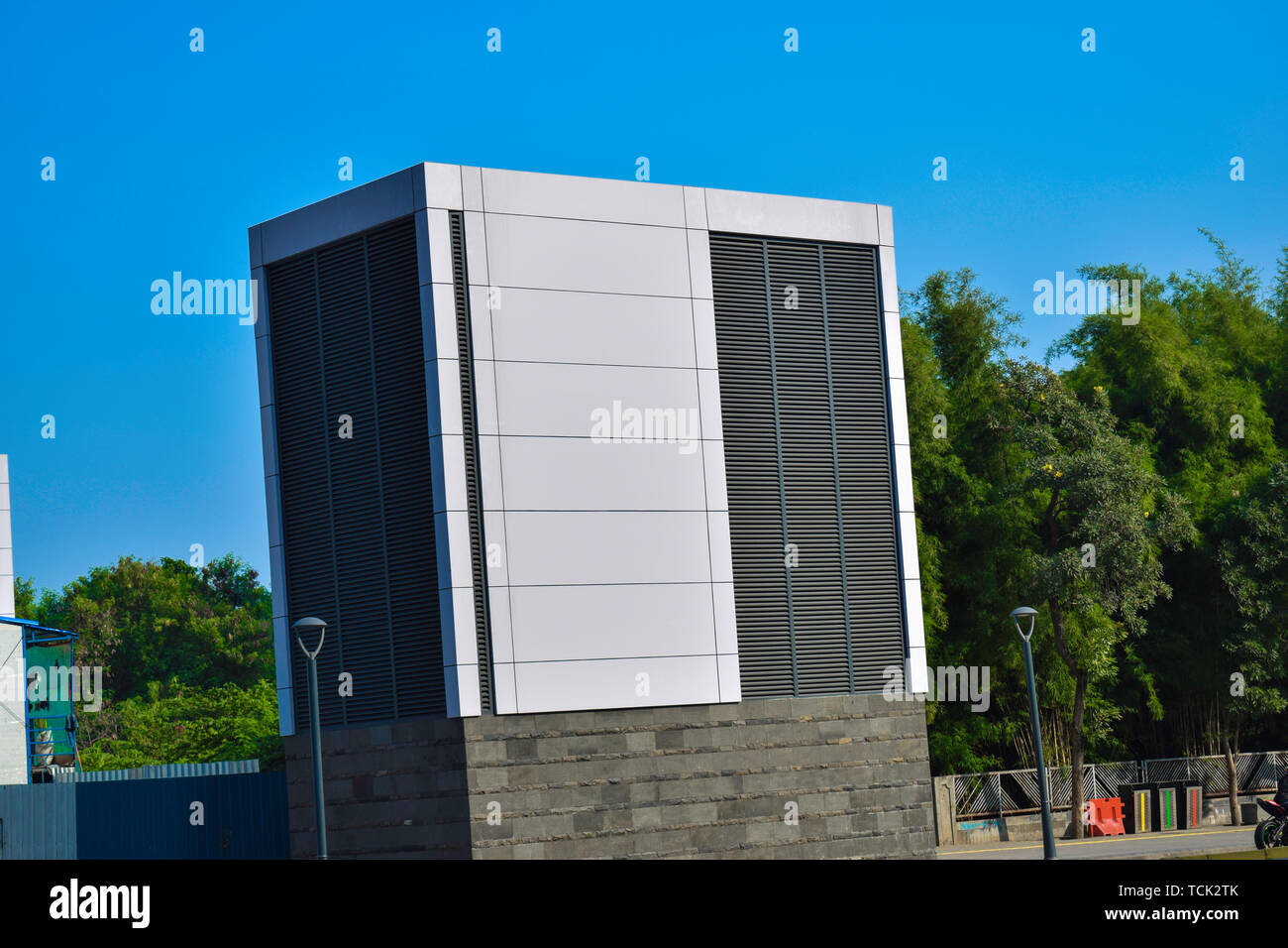 large storage box and electricity power center Stock Photo Alamy