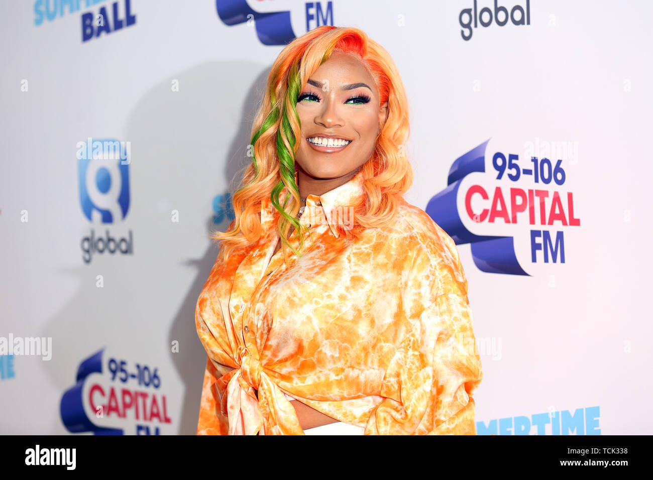Stefflon don on red carpet media run capitals summertime ball hires