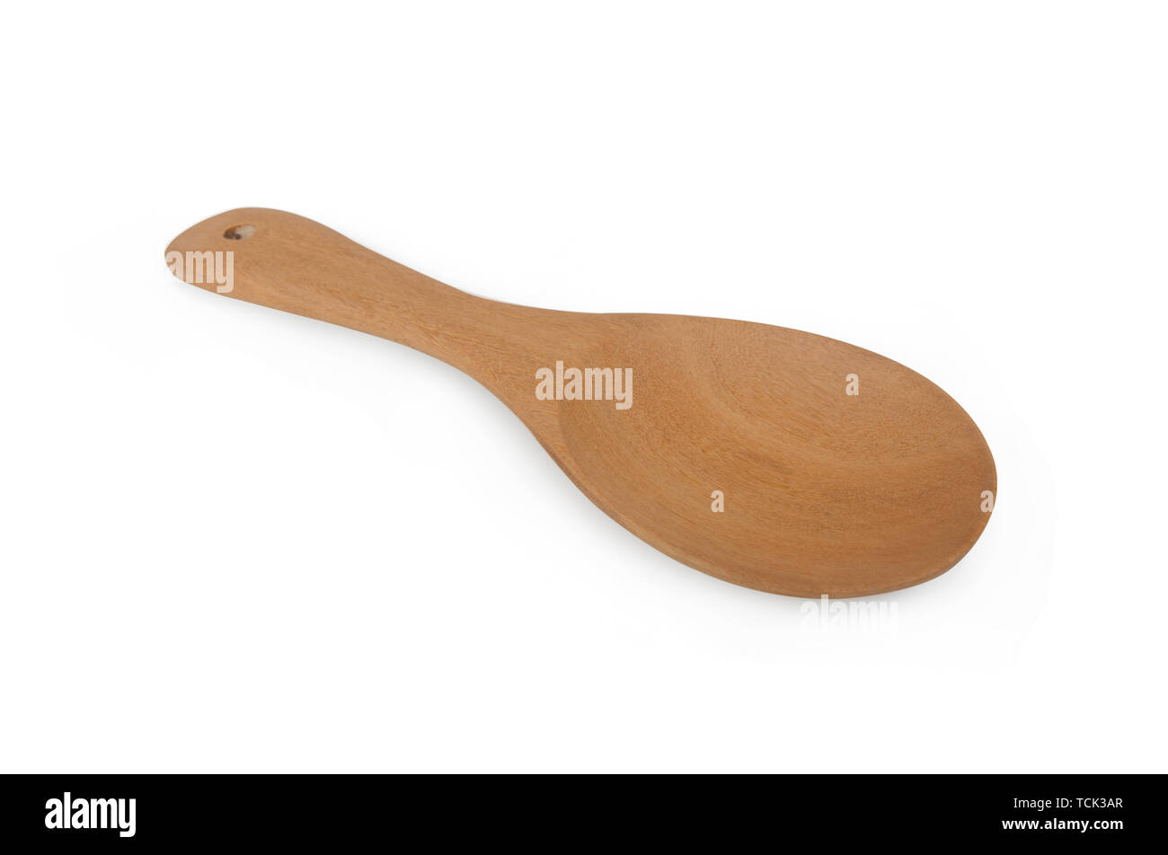 Wood spoon isolated on white background with clipping path Stock Photo ...