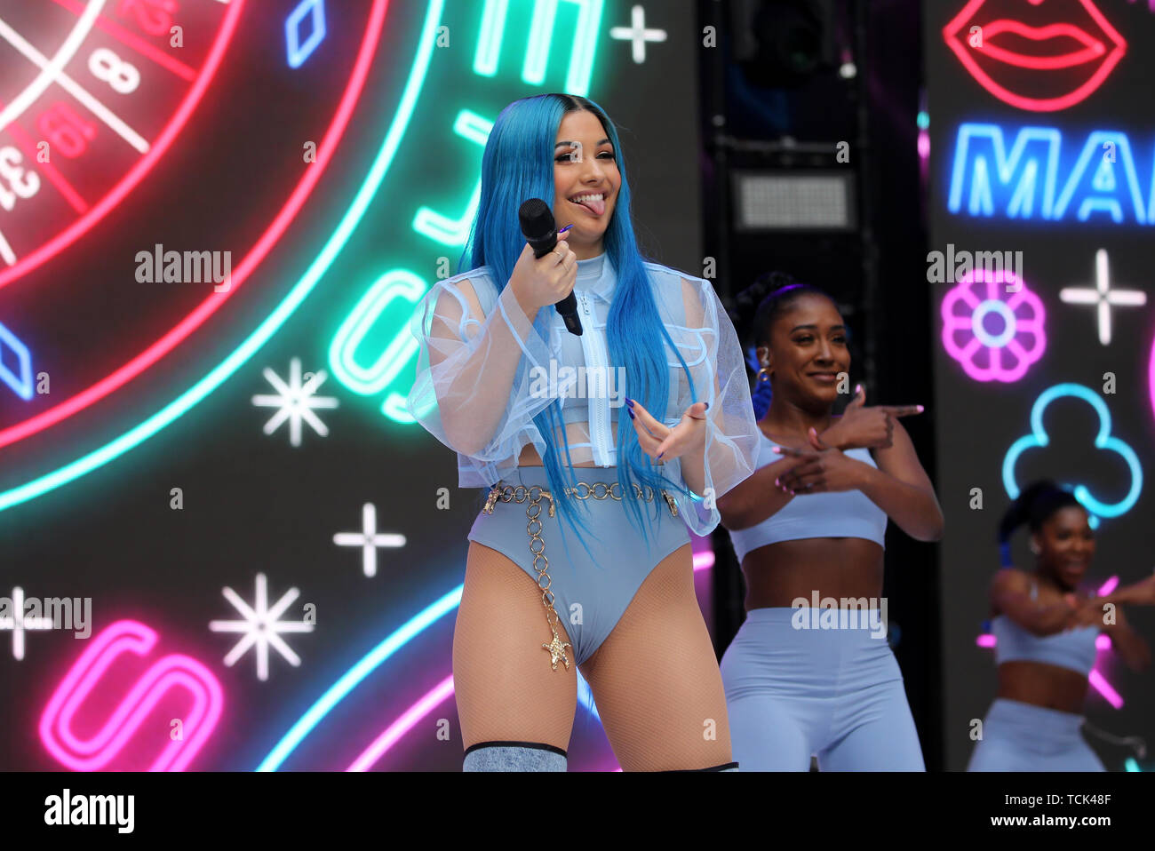 Mabel Live Performance Mabel on stage during Capital's Summertime Ball. The world's biggest ...