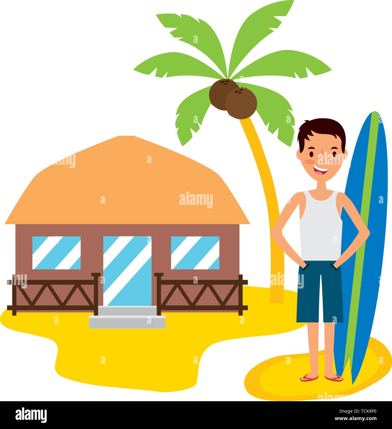 summer time holiday people Stock Vector Image & Art - Alamy