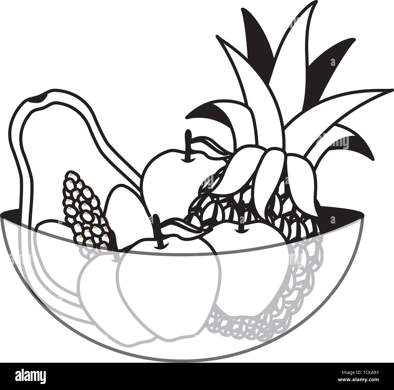 tropical fruits design Stock Vector Image & Art - Alamy