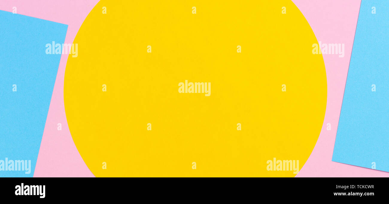 Texture Banner Background Of Fashion Papers In Memphis Geometry