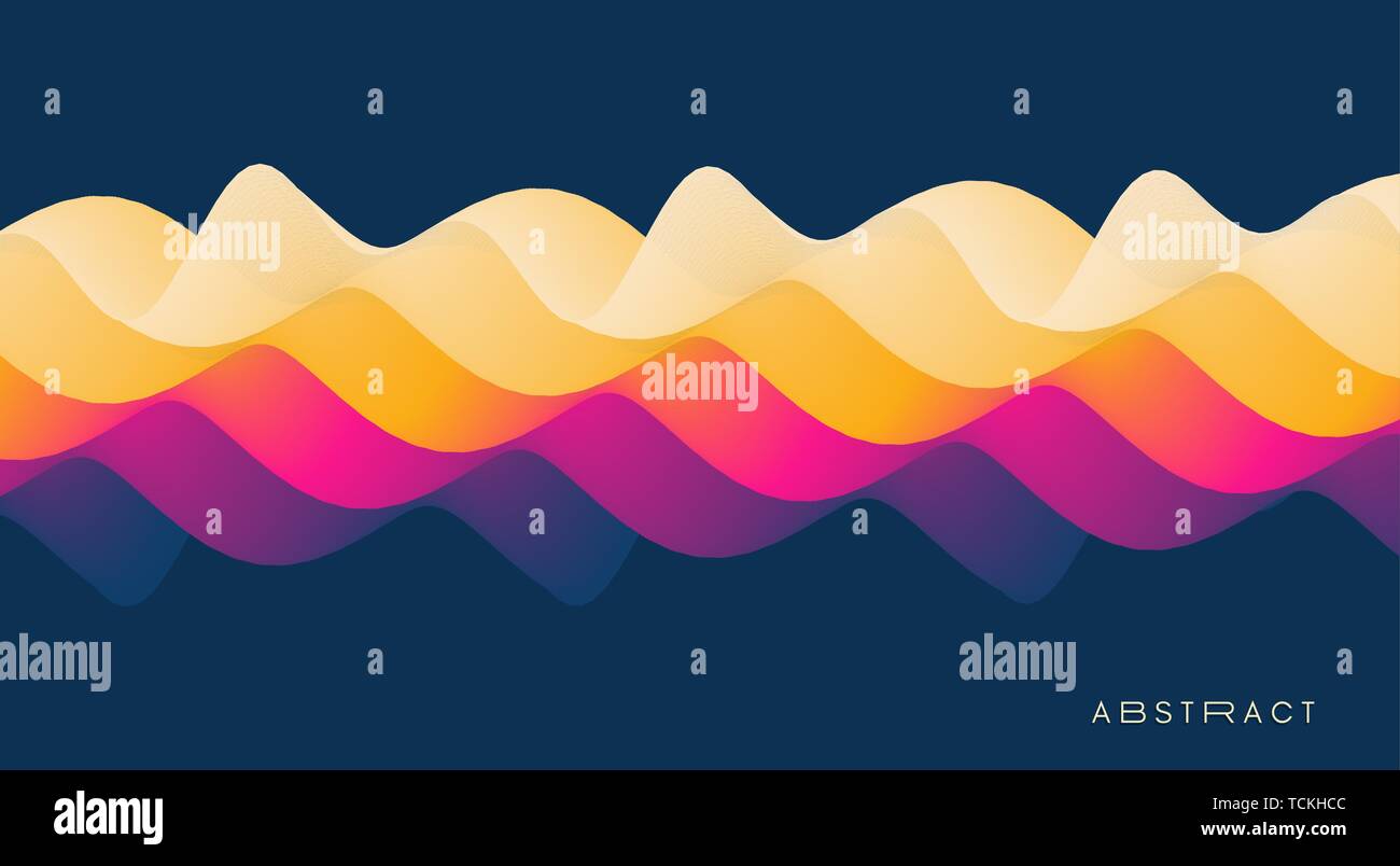Abstract background with dynamic effect. Modern pattern. Vector ...