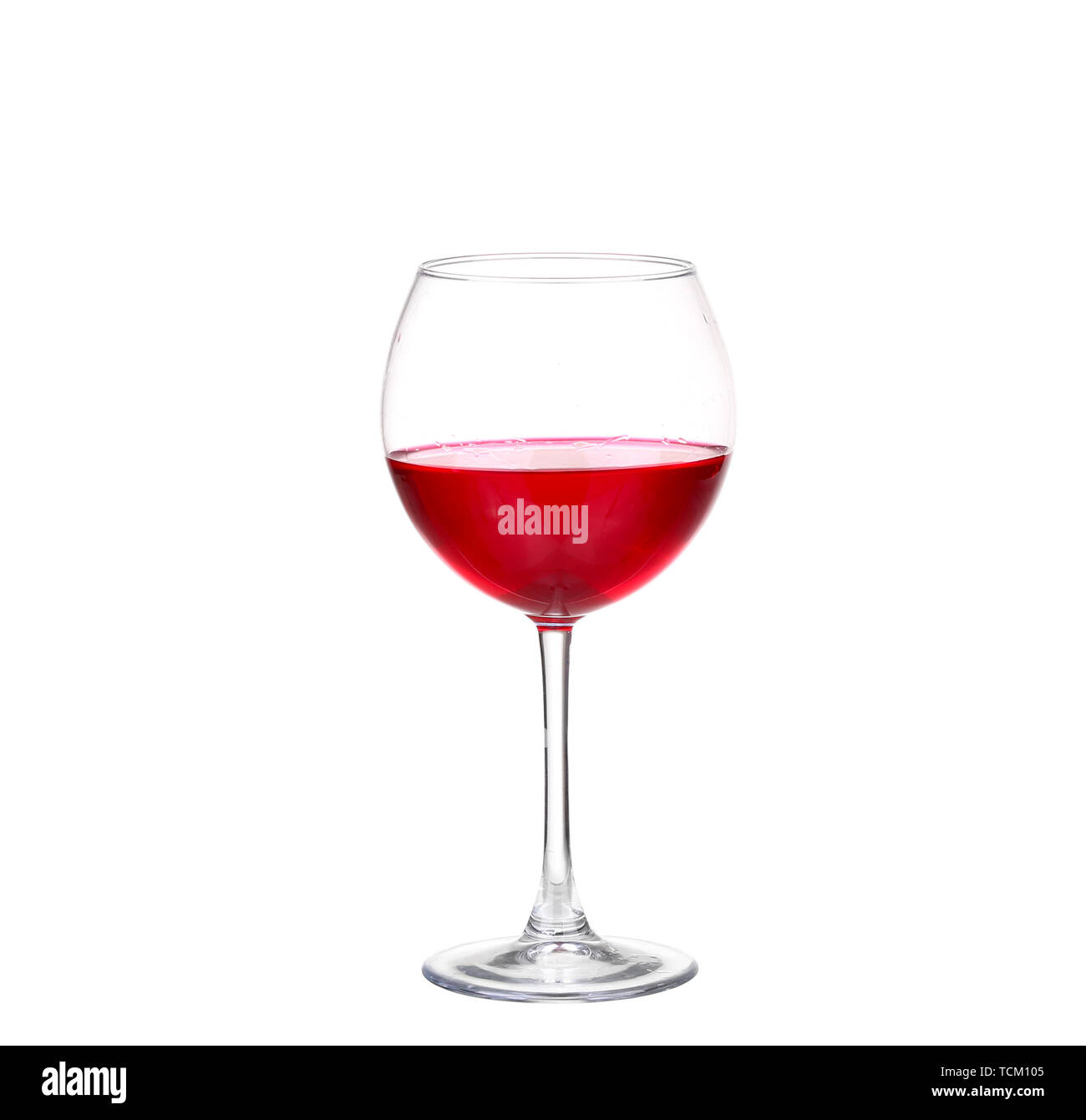 glass of red wine isolated on a white background Stock Photo - Alamy