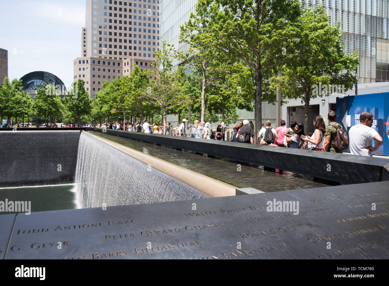 911 Memorial in New York Stock Photo