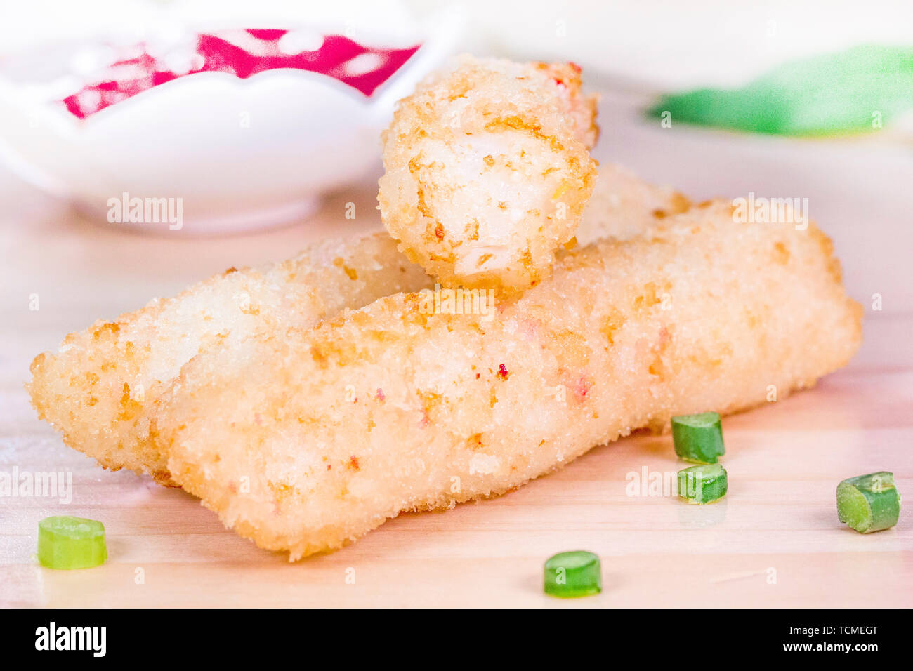 Fish rafts sandwich fish rafts fish meat color fish rafts surimi frozen