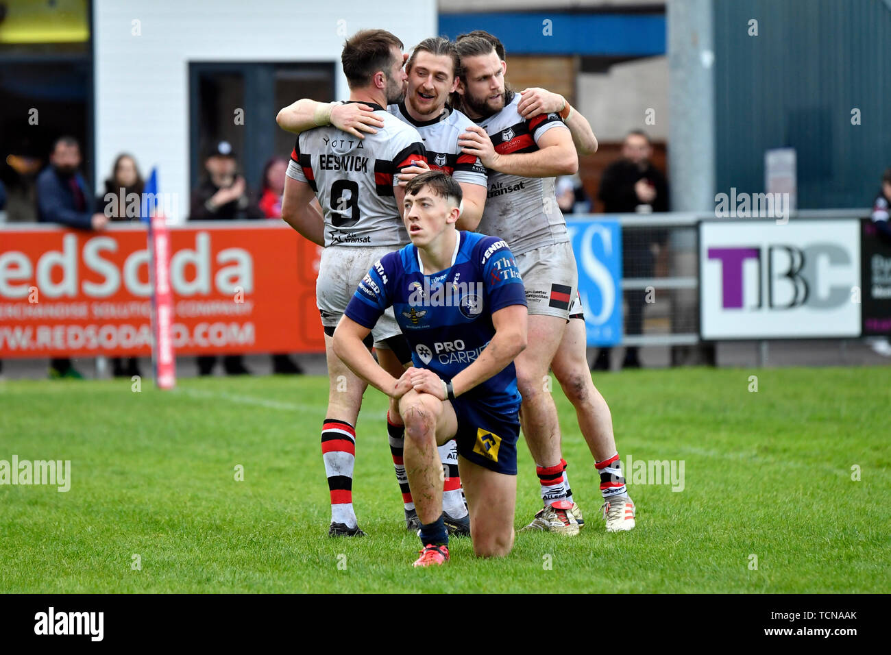 9th June 2019, Heywood Road stadium, Sale, Greater Manchester, England