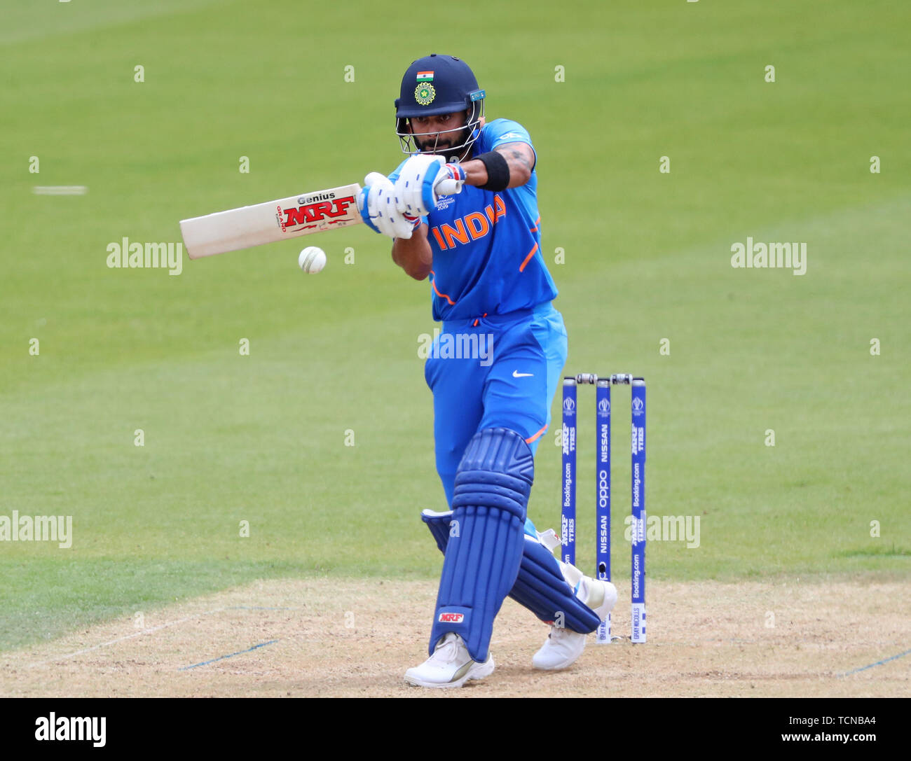 London, UK. 09th June, 2019. Virat Kohli of India batting during the ICC Cricket World Cup match between India and Australia, at The Kia Oval, London. Credit: Cal Sport Media/Alamy Live News Stock Photo