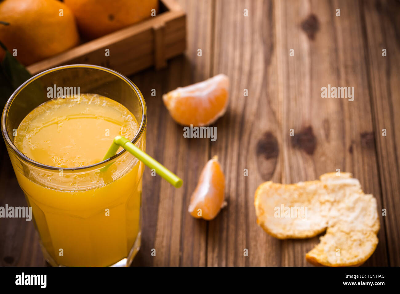 Fresh orange orange juice combination Stock Photo Alamy