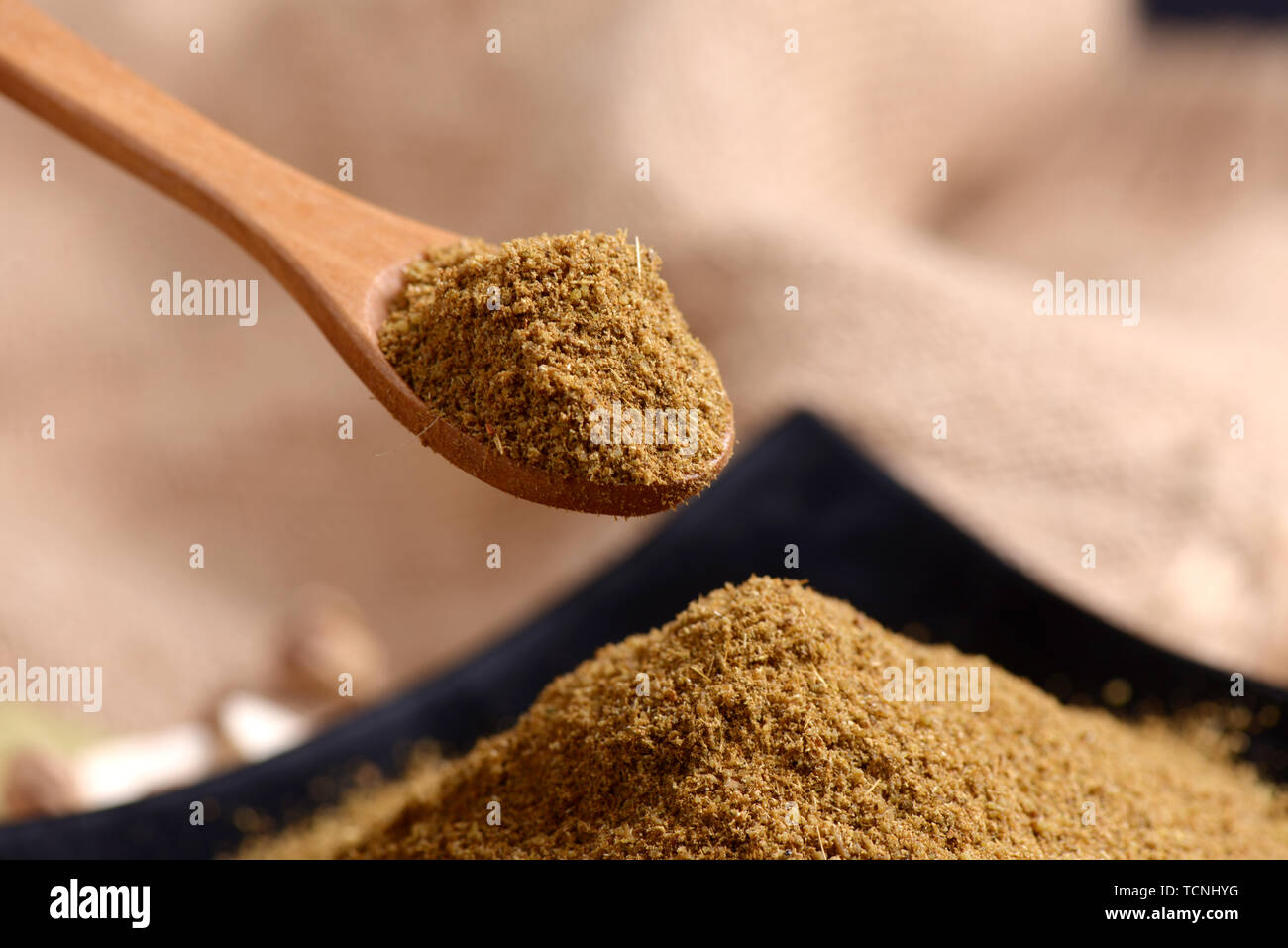 Seasoning chili cumin sesame seeds Stock Photo Alamy