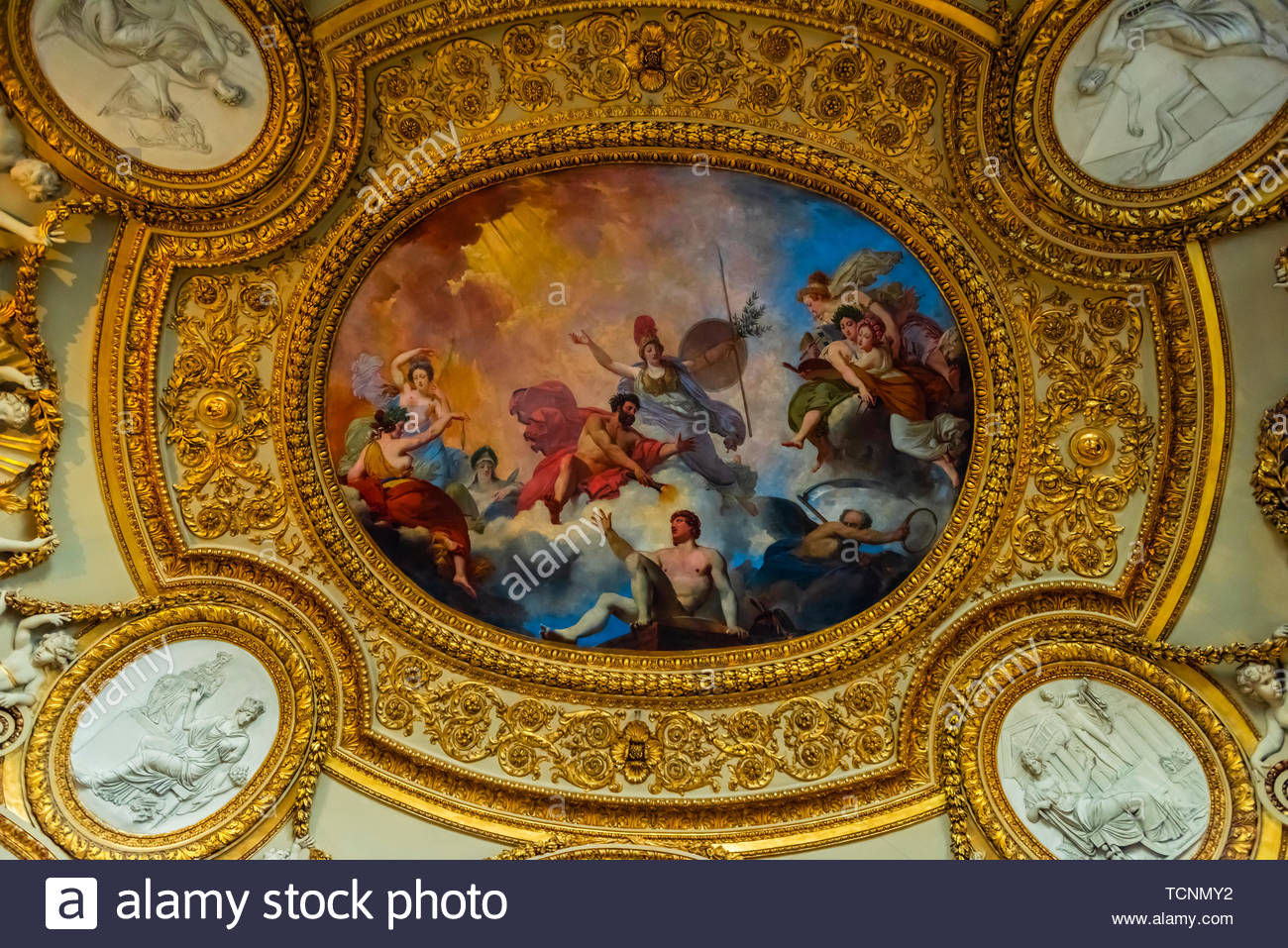 Ceiling Louvre Museum Stock Photos Ceiling Louvre Museum Stock