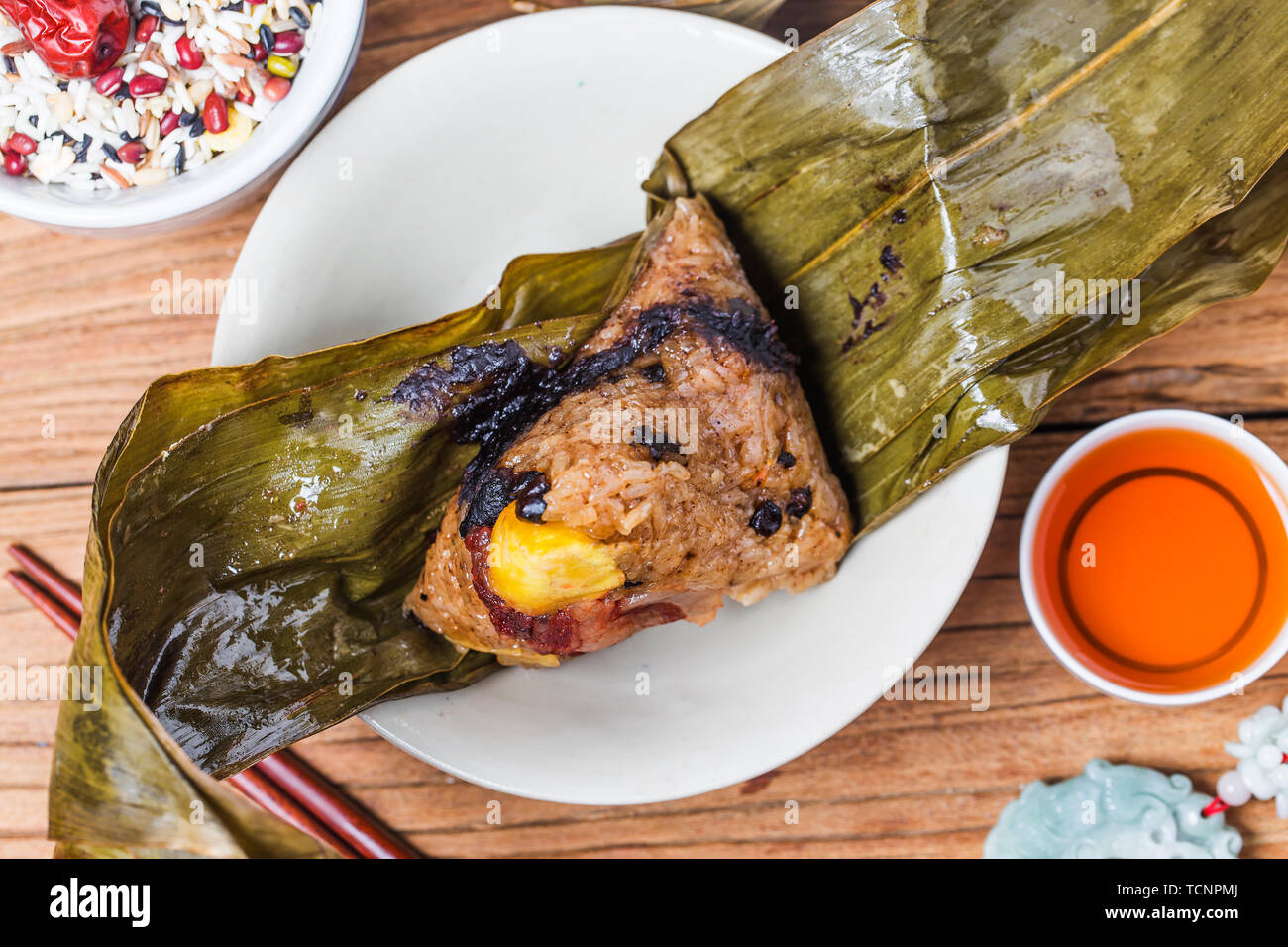 Dragon Boat Festival rice dumplings Stock Photo - Alamy