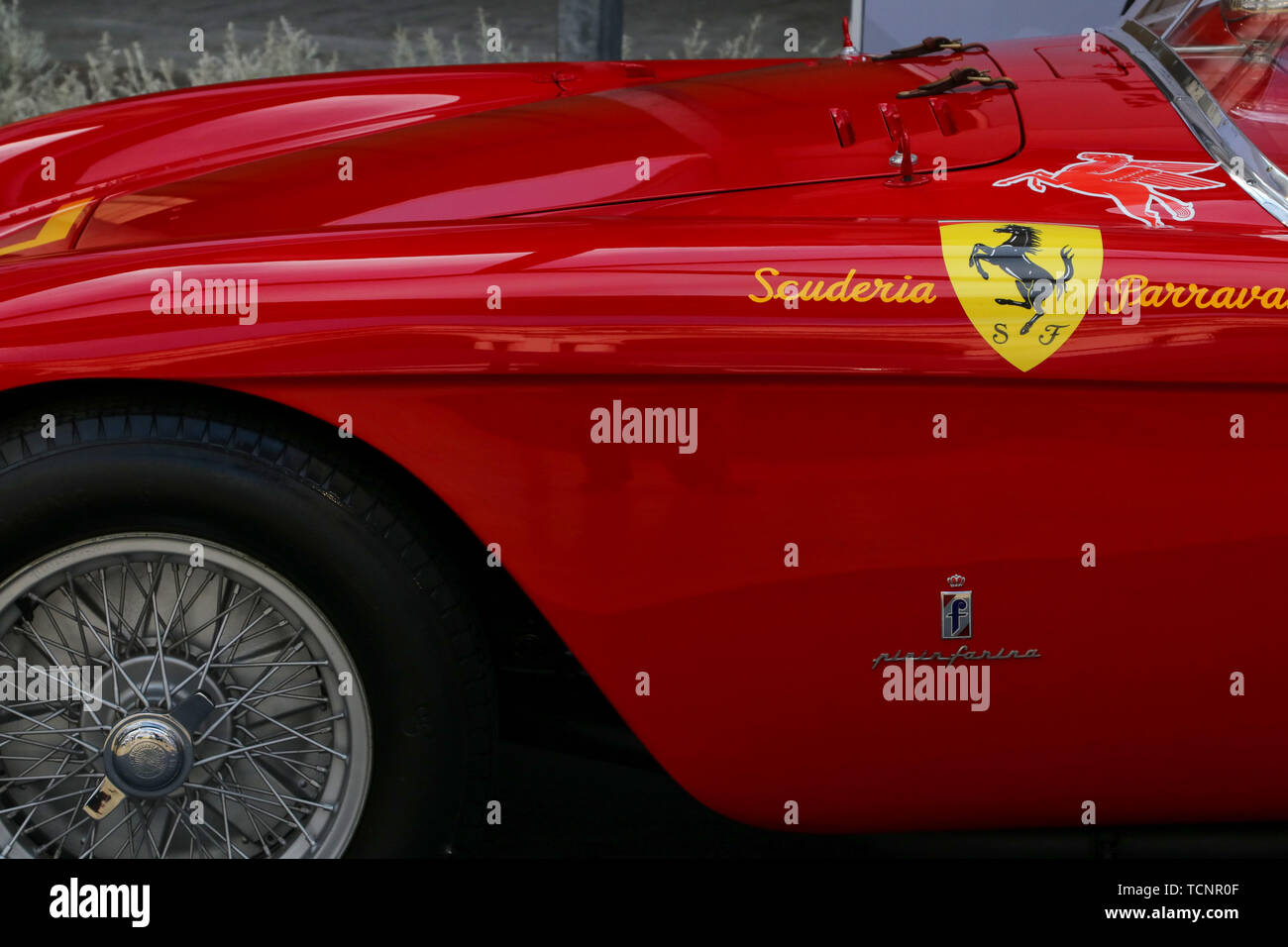 MODENA, ITALY, May 16 2019 - Motor Valley Fest exhibition, Ferrari 500 Mondial Parravano vintage car Stock Photo