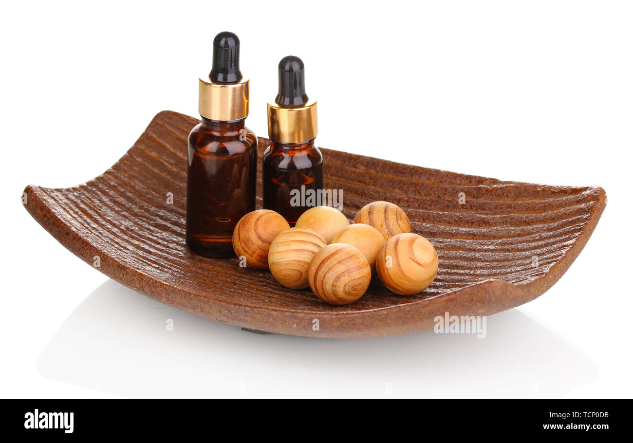 aromatherapy setting isolated on white Stock Photo - Alamy