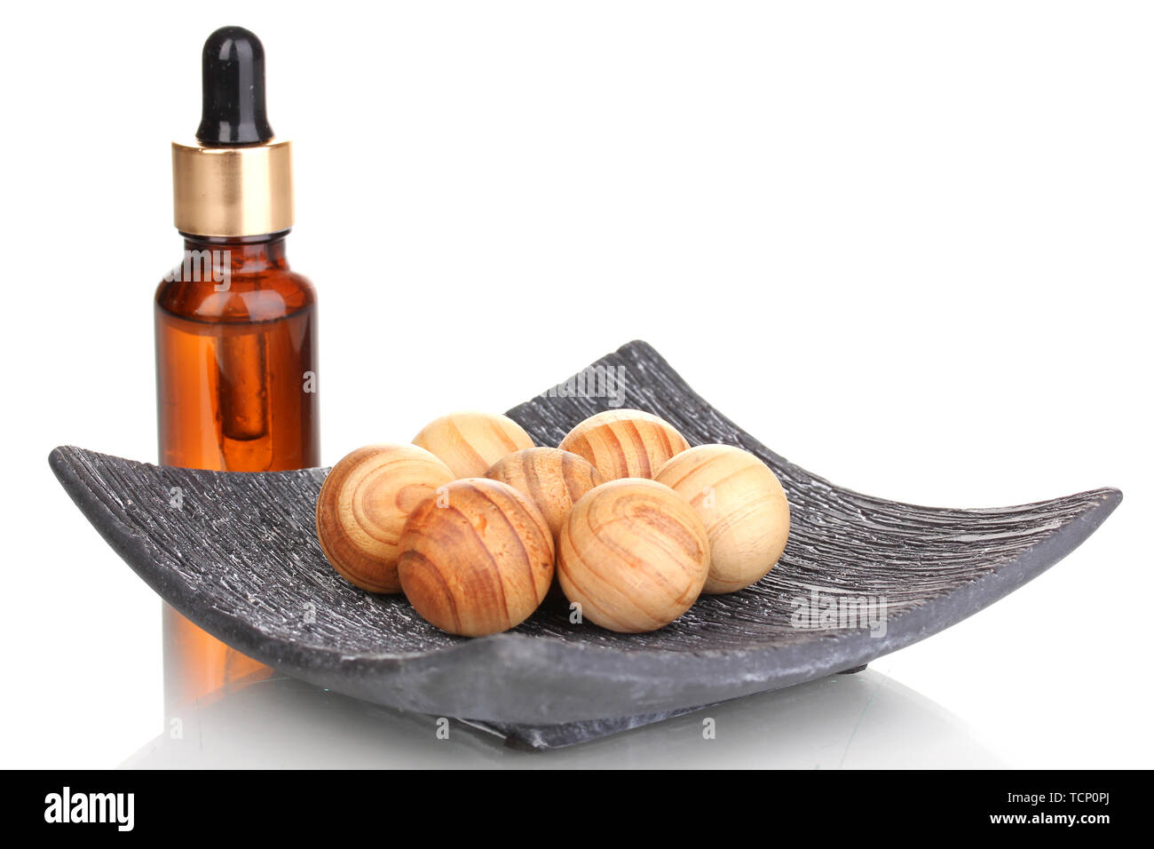 aromatherapy setting isolated on white Stock Photo - Alamy