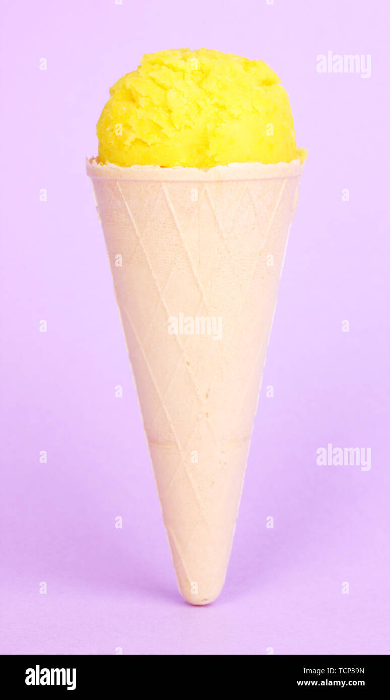 Banana ice cream cone hires stock photography and images Alamy