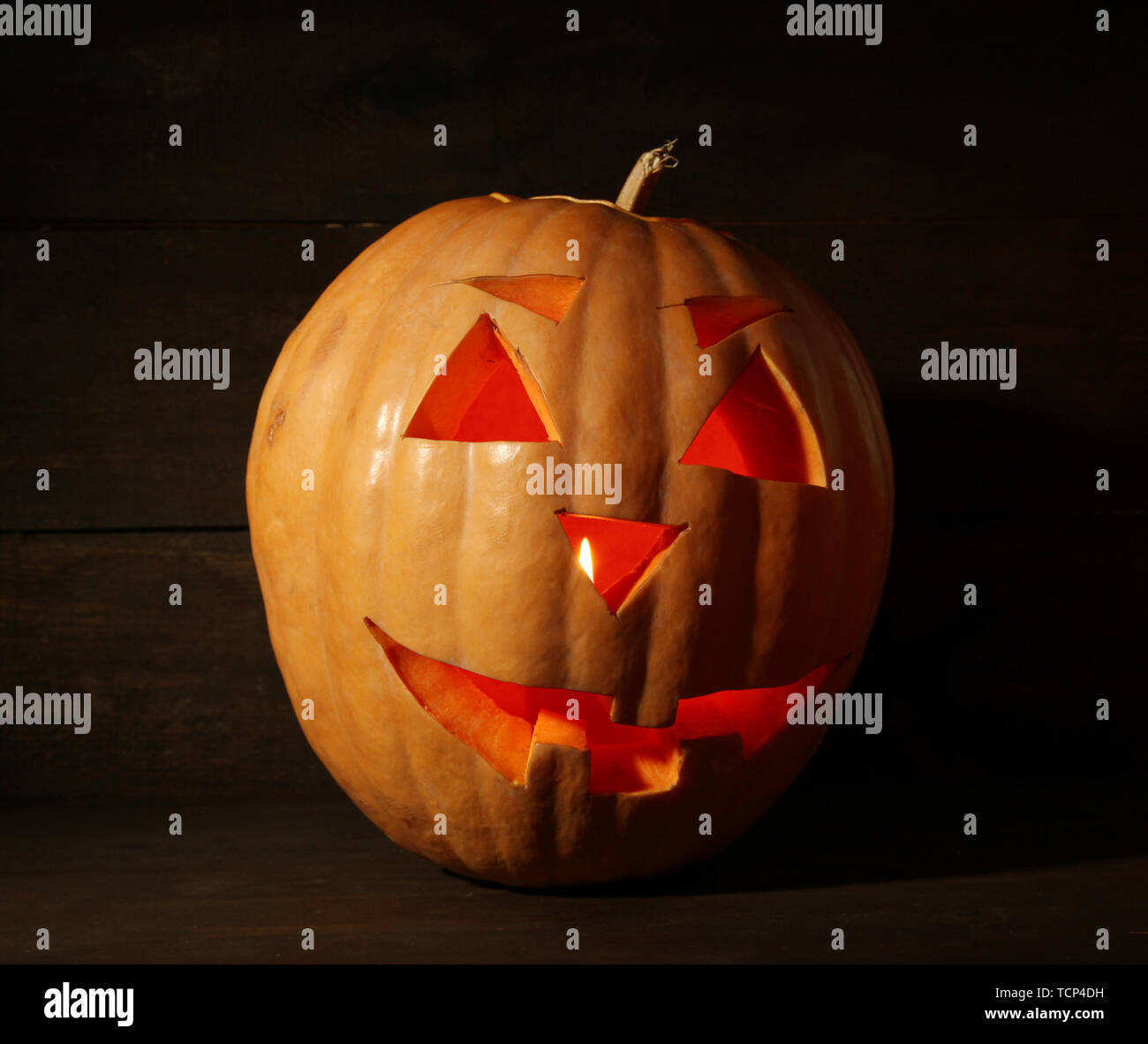 halloween pumpkin, on wooden background Stock Photo - Alamy
