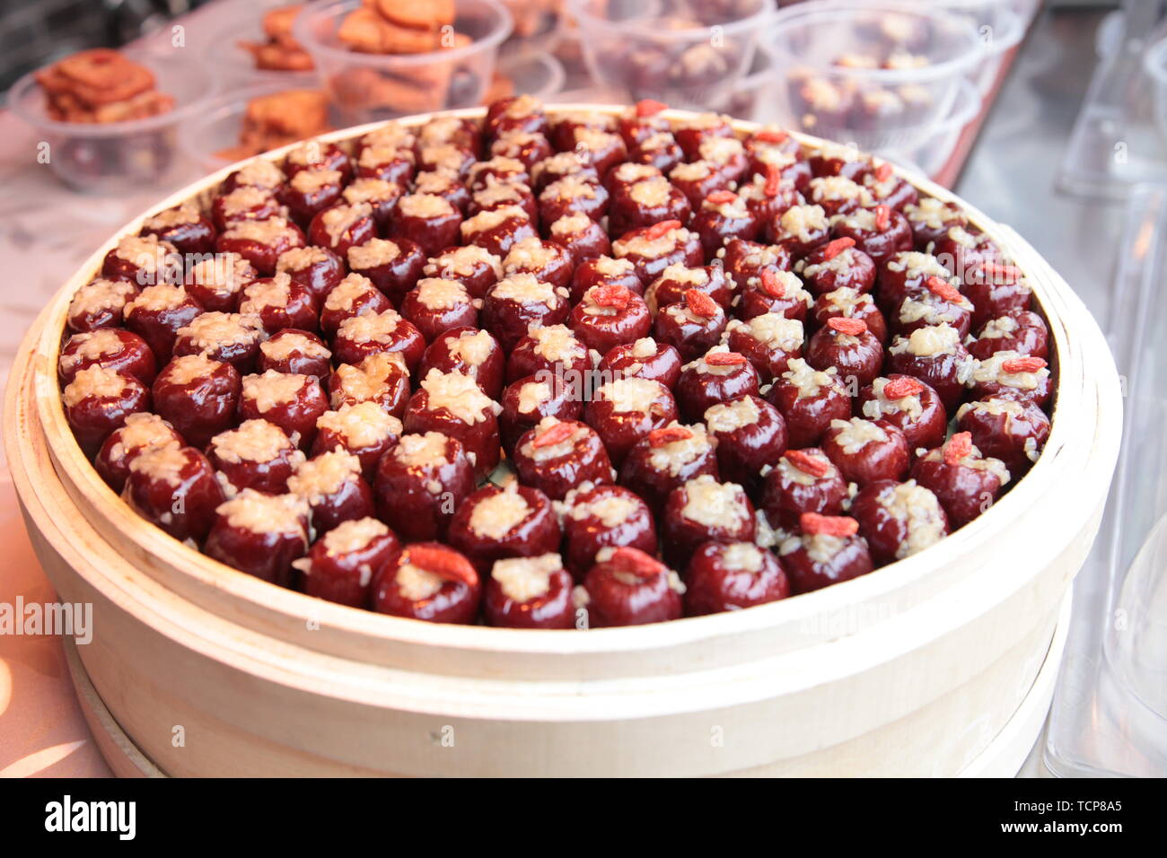Glutinous rice red dates Stock Photo Alamy